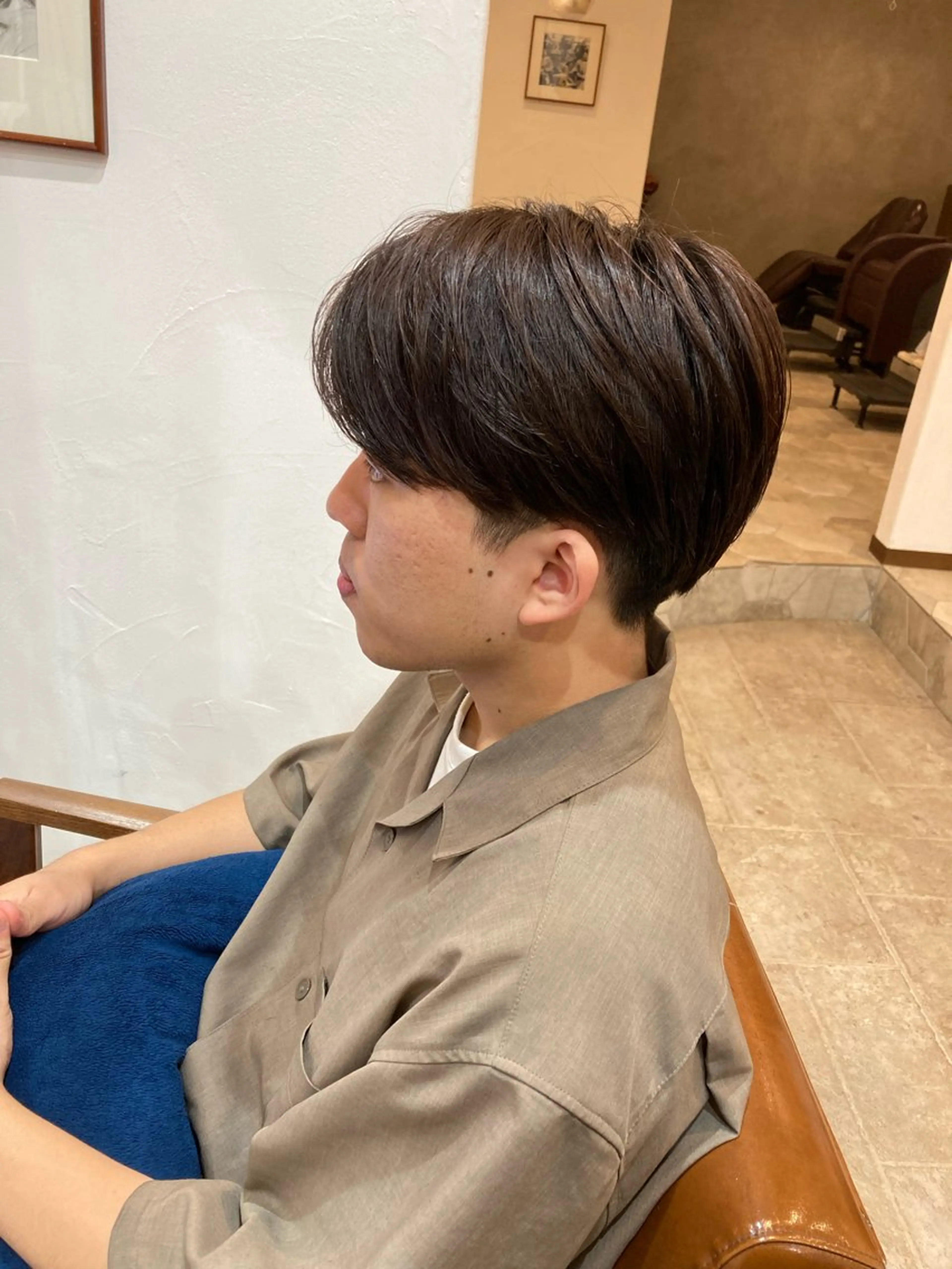 ミディアム メンズ カット特化型 美容師/栗本のヘアスタイル