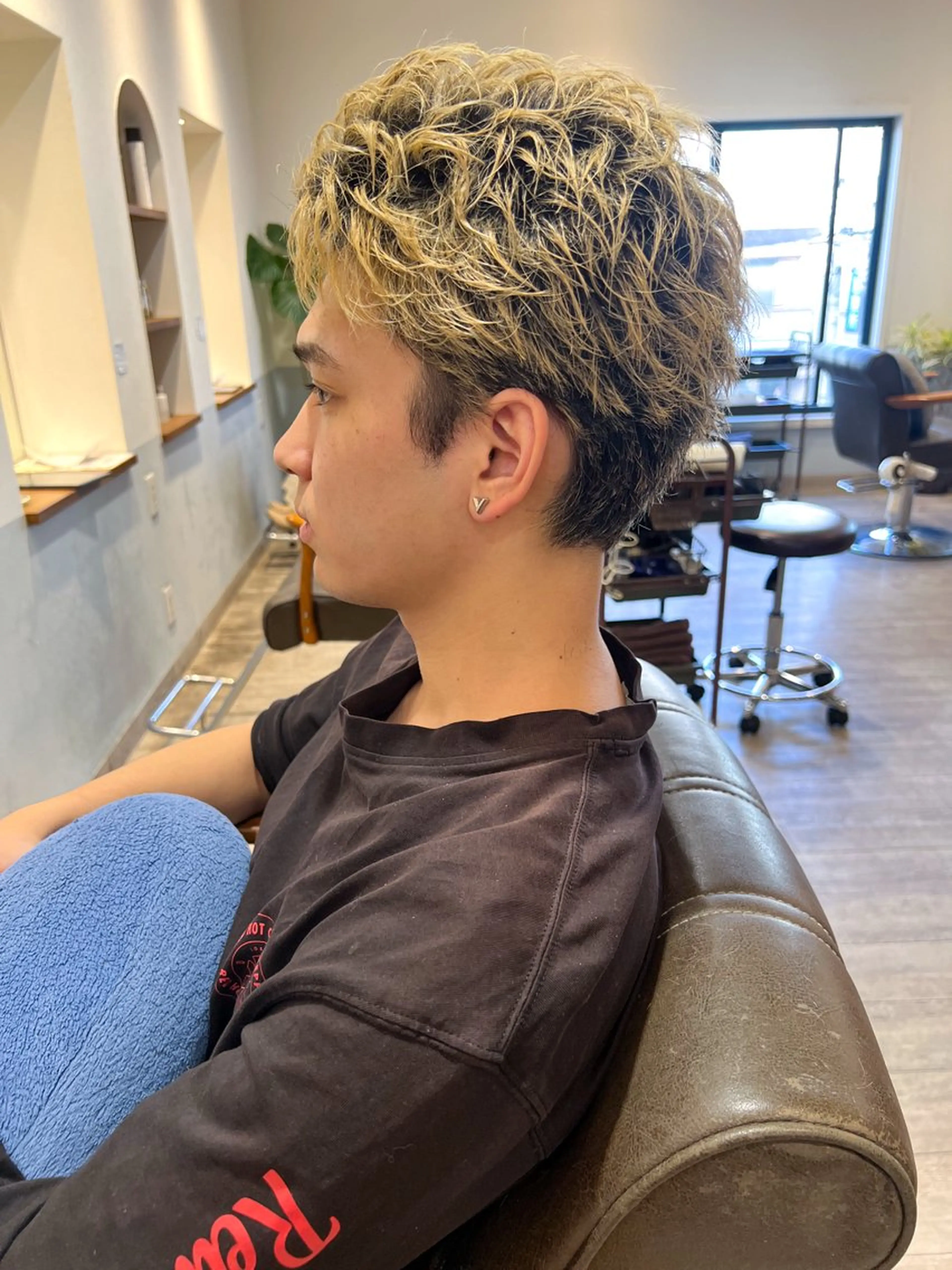 ショート カラー メンズ スパイキーショート ショートヘア カット ヘッドスパ 💐メンズ特化× パーマ💐早坂駆留のヘアスタイル