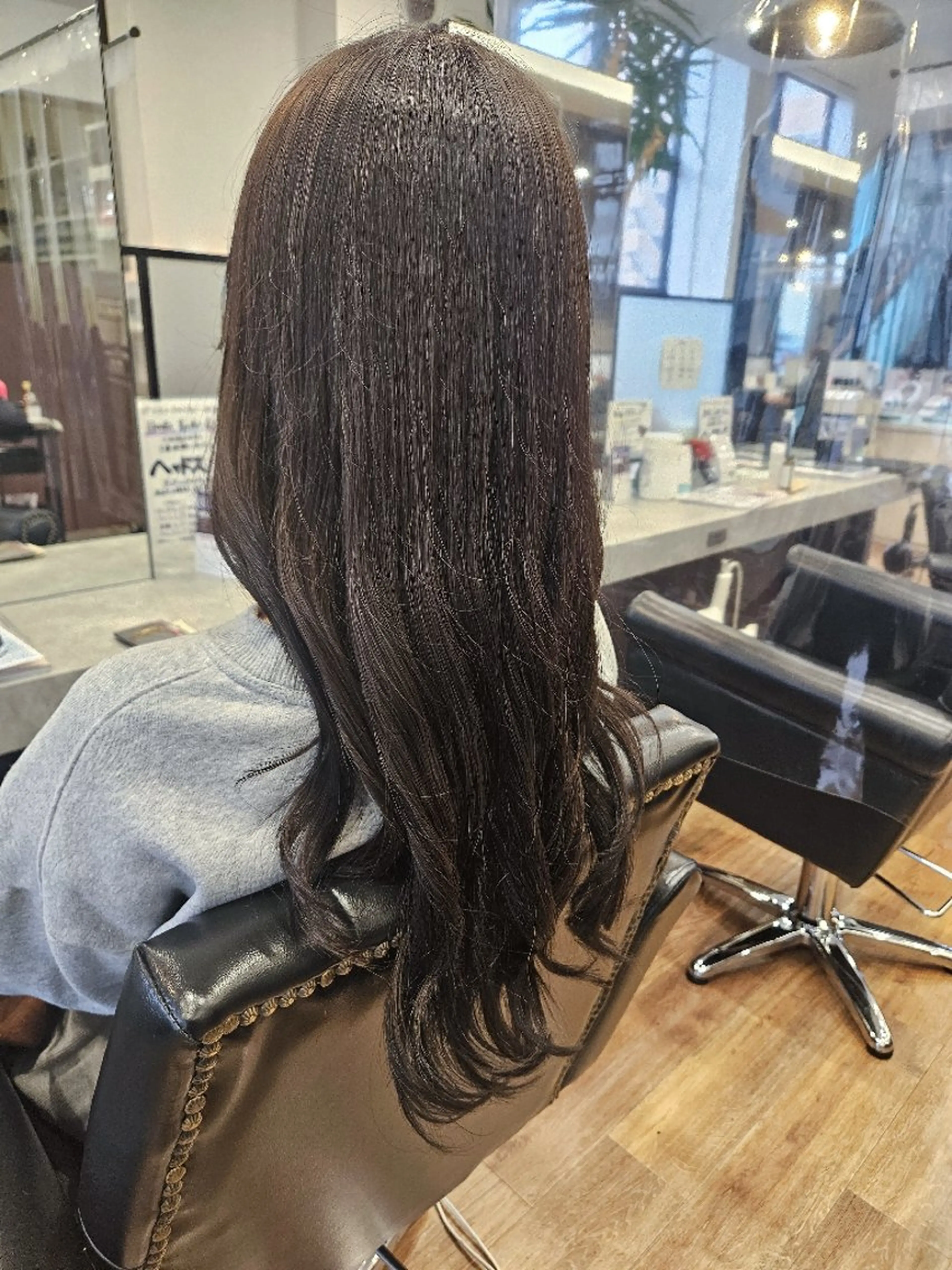 ロング カラー カット ヘアカラー トリートメント 関口 友菜のヘアスタイル