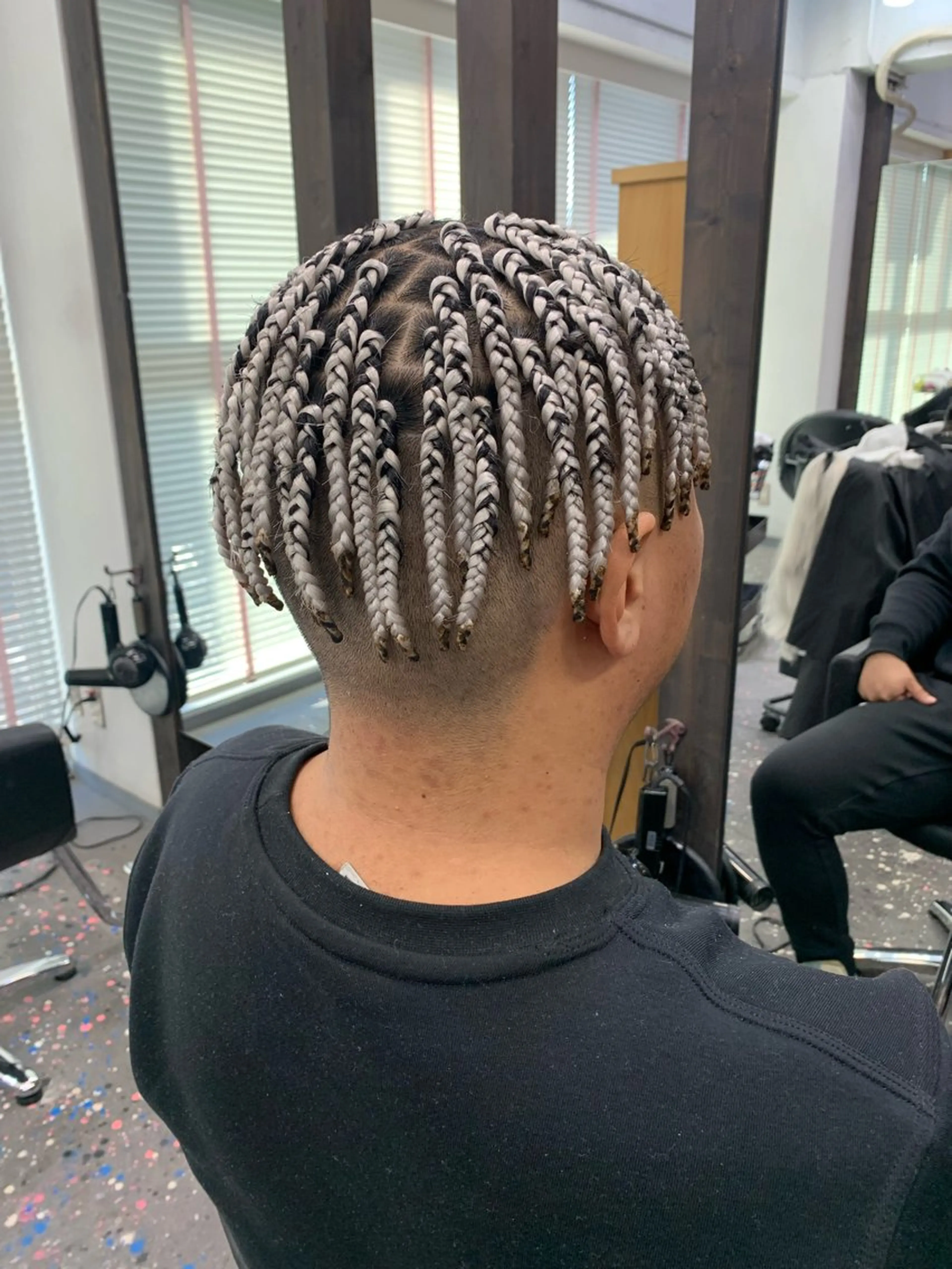 ショート ヘアアレンジ メンズ MEI/ブレイズ/ コーンロウ/茅ヶ崎のヘアスタイル