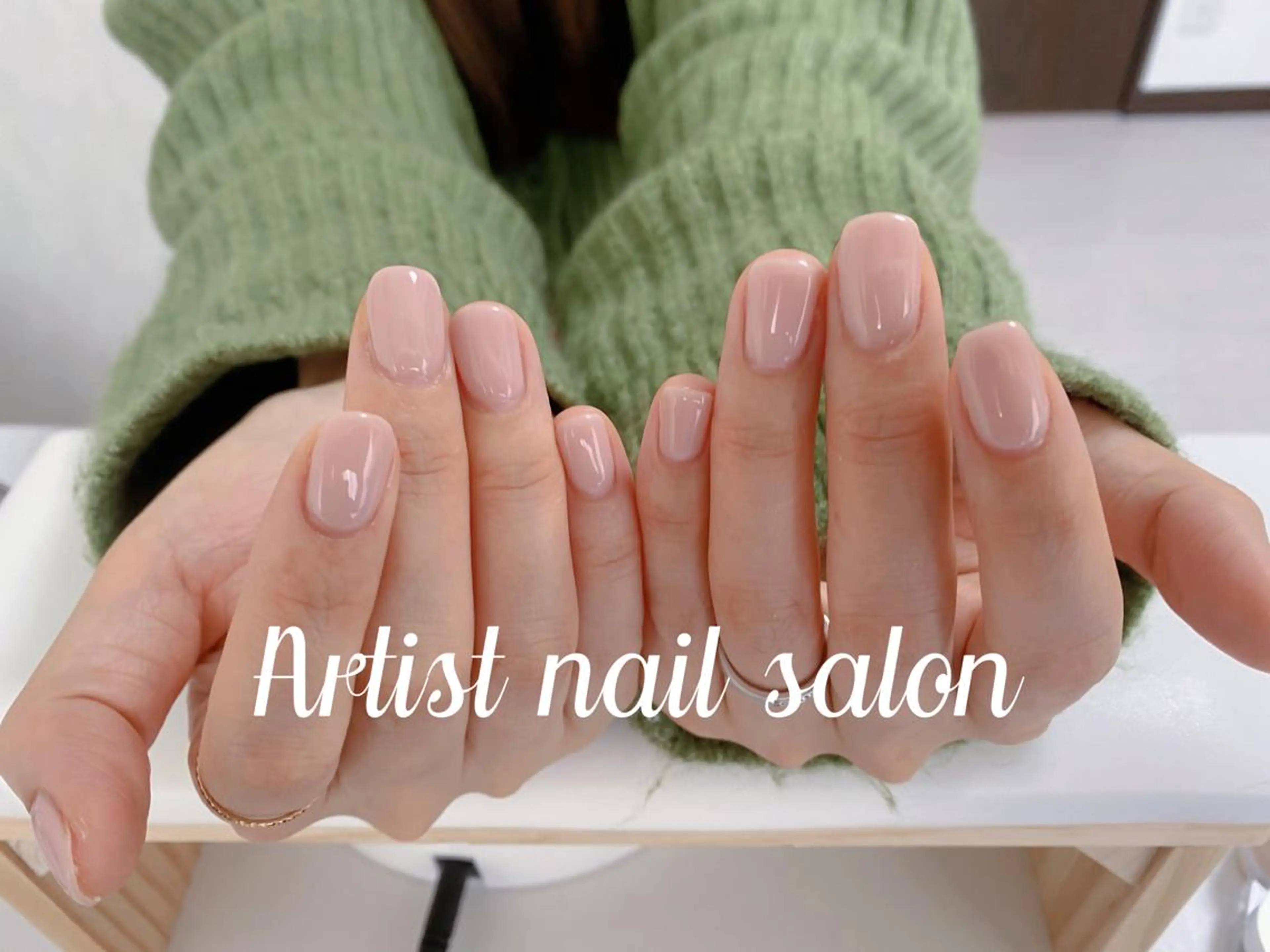 ネイル ワンカラーネイル ハンドネイル ハンドケア 小林 凛のネイルデザイン