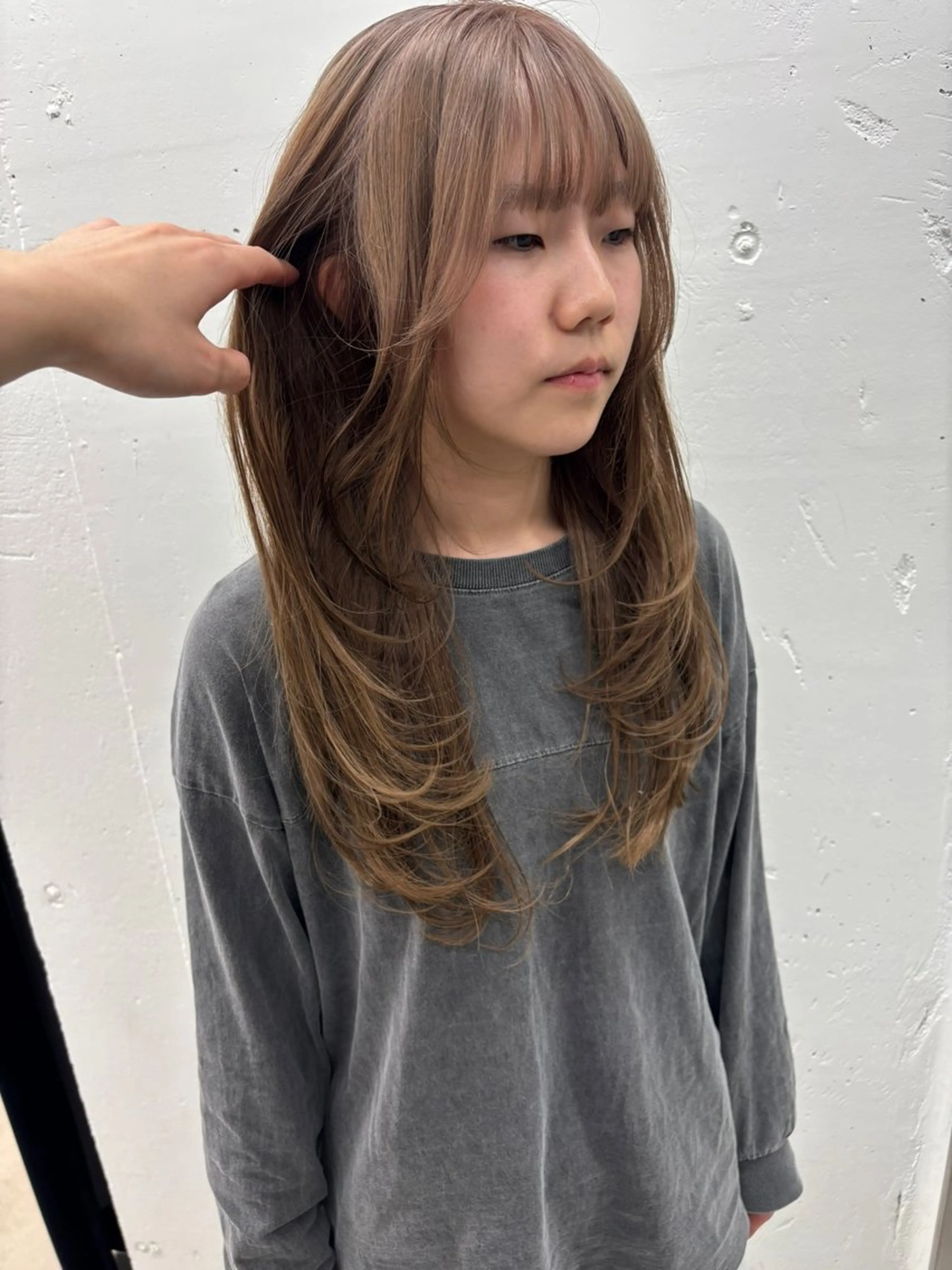 セミロング カラー ヘアカラー トリートメント 🐶ひかる🐶 JILLSTUDIOのヘアスタイル