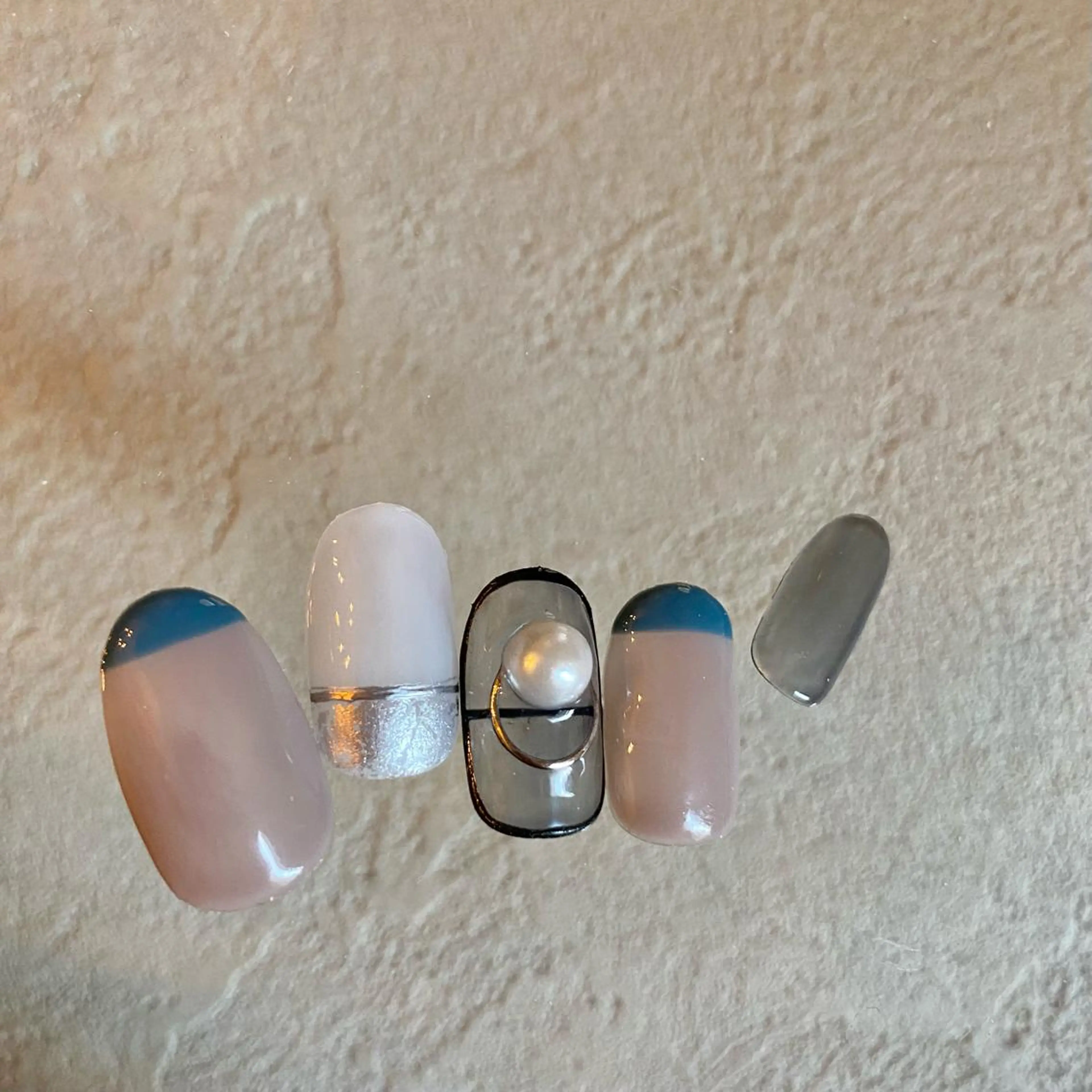 ネイル アートネイル フットネイル ニュアンスネイル 山田 貴子のネイルデザイン