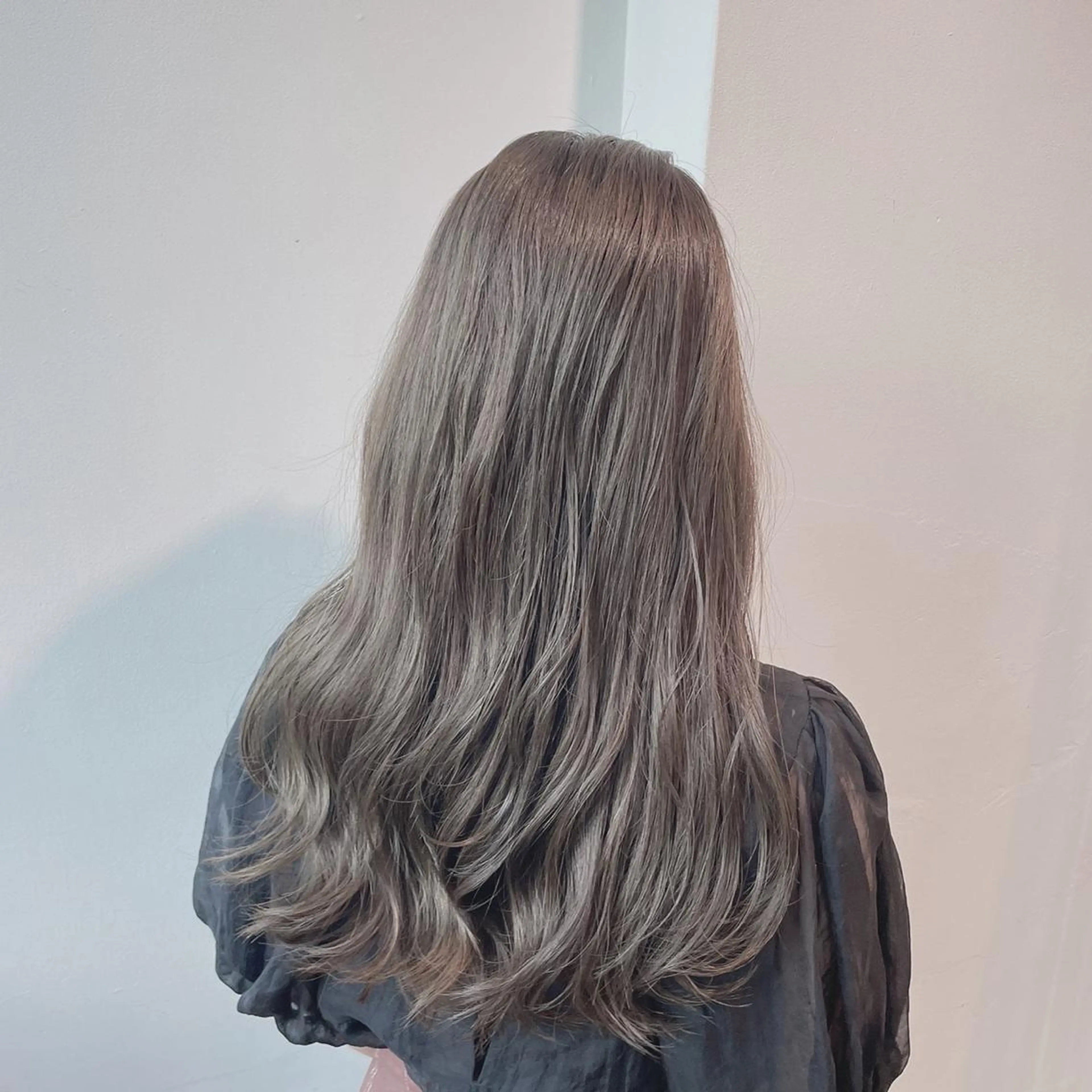 セミロング カラー ヘアアレンジ カット ヘアカラー ヘアセット 🤍韓国ヘア特化 🤍力丸🤍のヘアスタイル