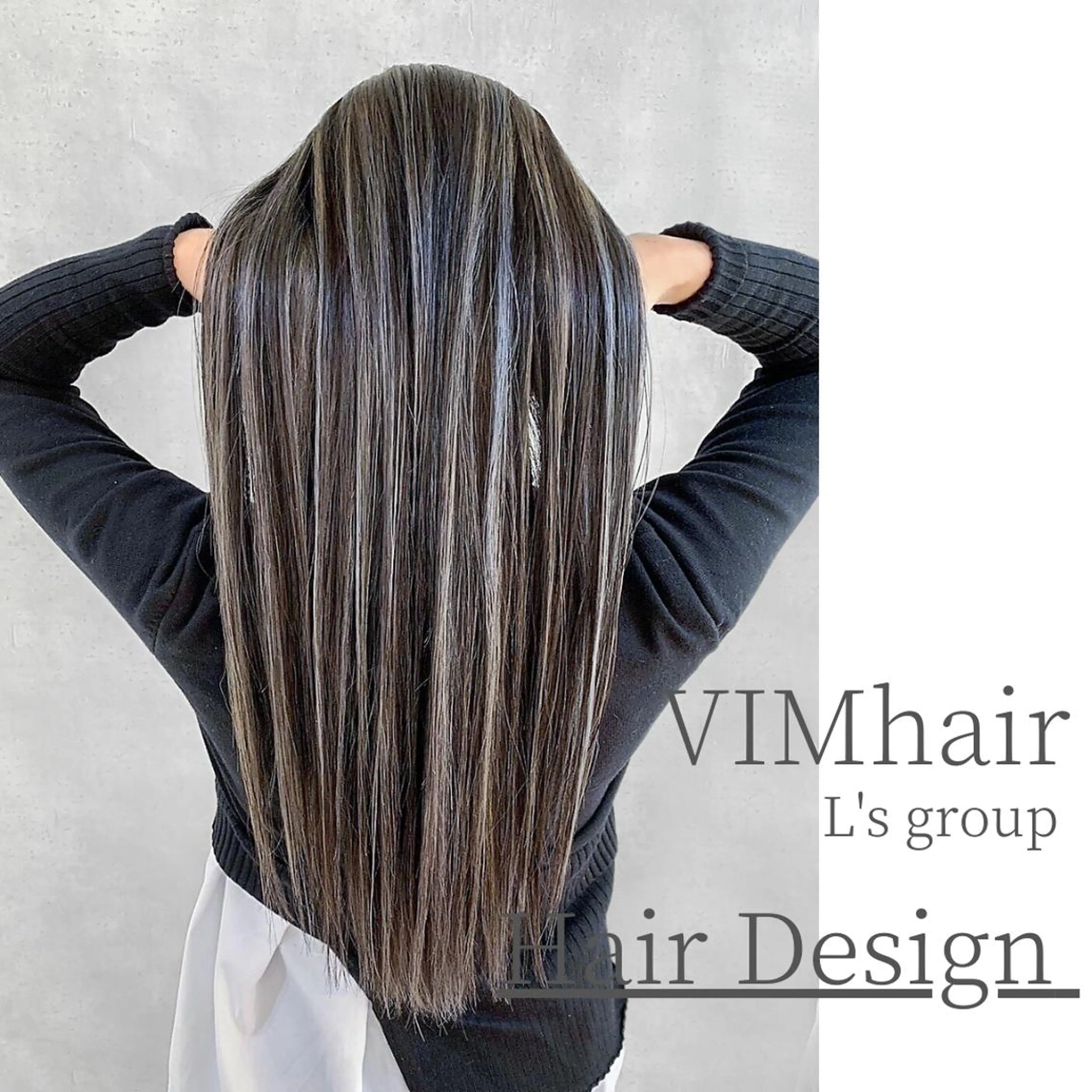 ロング カラー ヘアアレンジ VIM hairおもろまち店のヘアスタイル