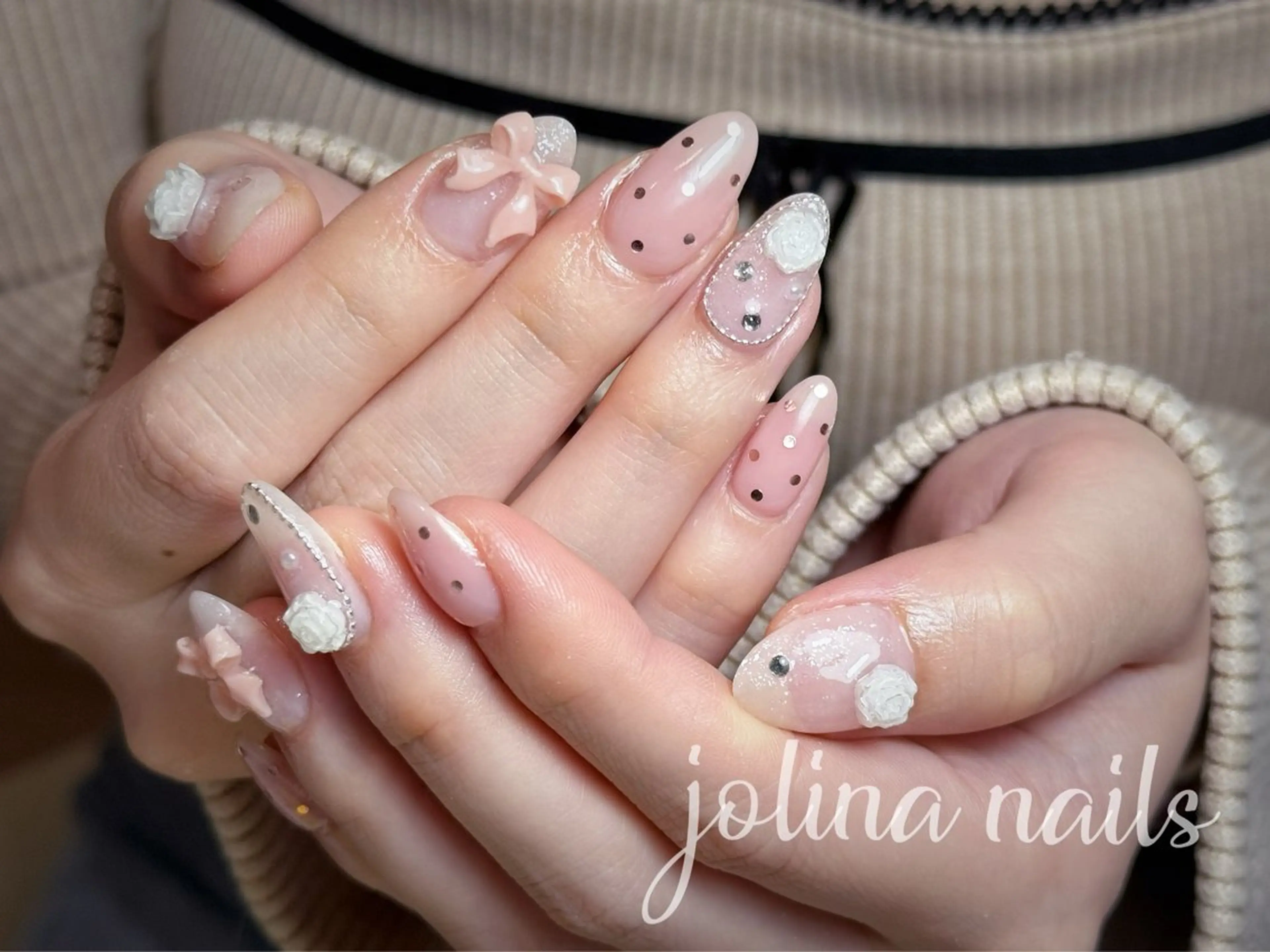 ネイル ジェルネイル 持ち込み パラジェル スカルプネイル ワンホンネイル jolina nails鶴見店のネイルデザイン