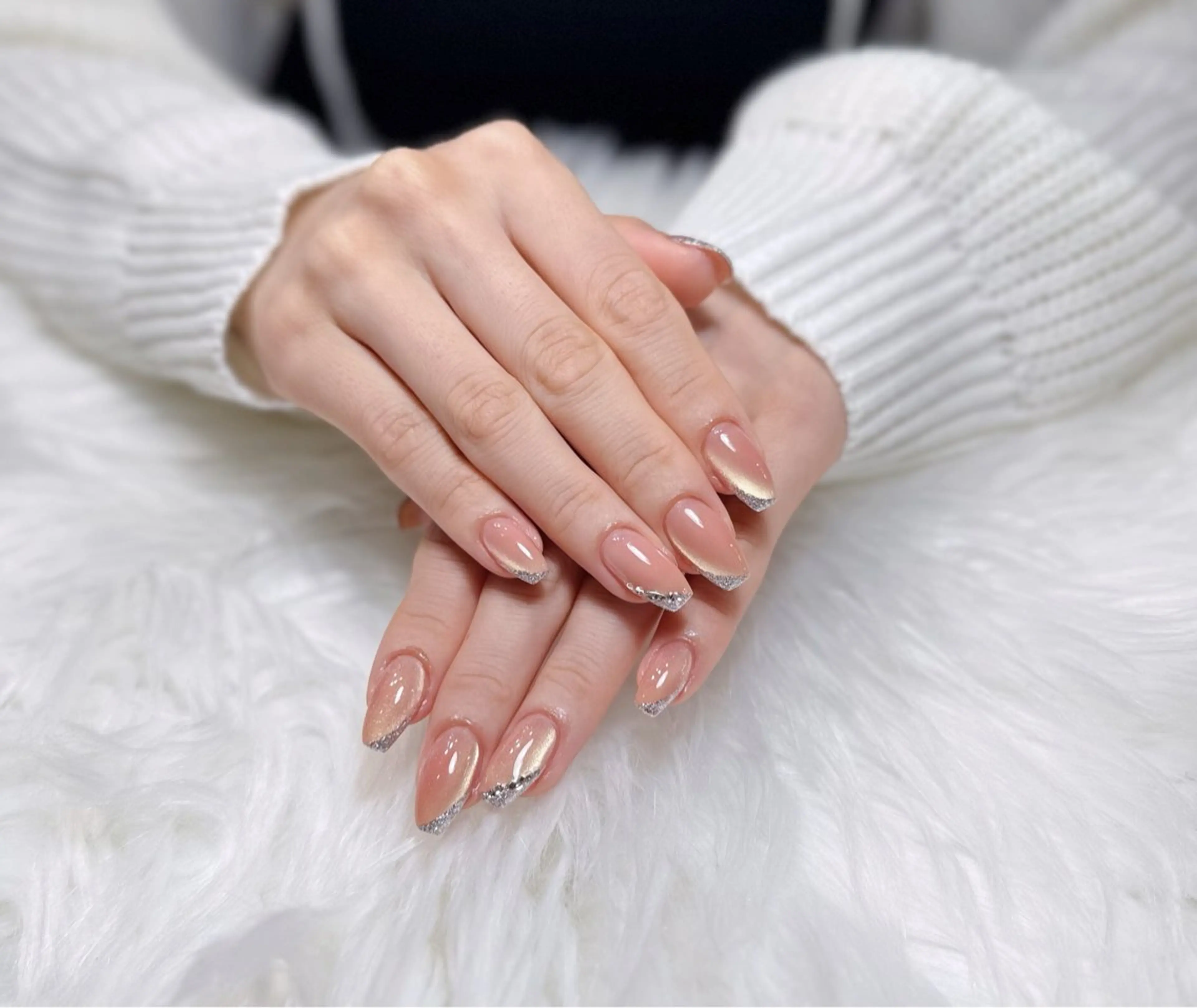 ネイル オーロラネイル チークネイル フットネイル フレンチネイル ジェルネイル ハンドネイル Nichi Nailsのネイルデザイン