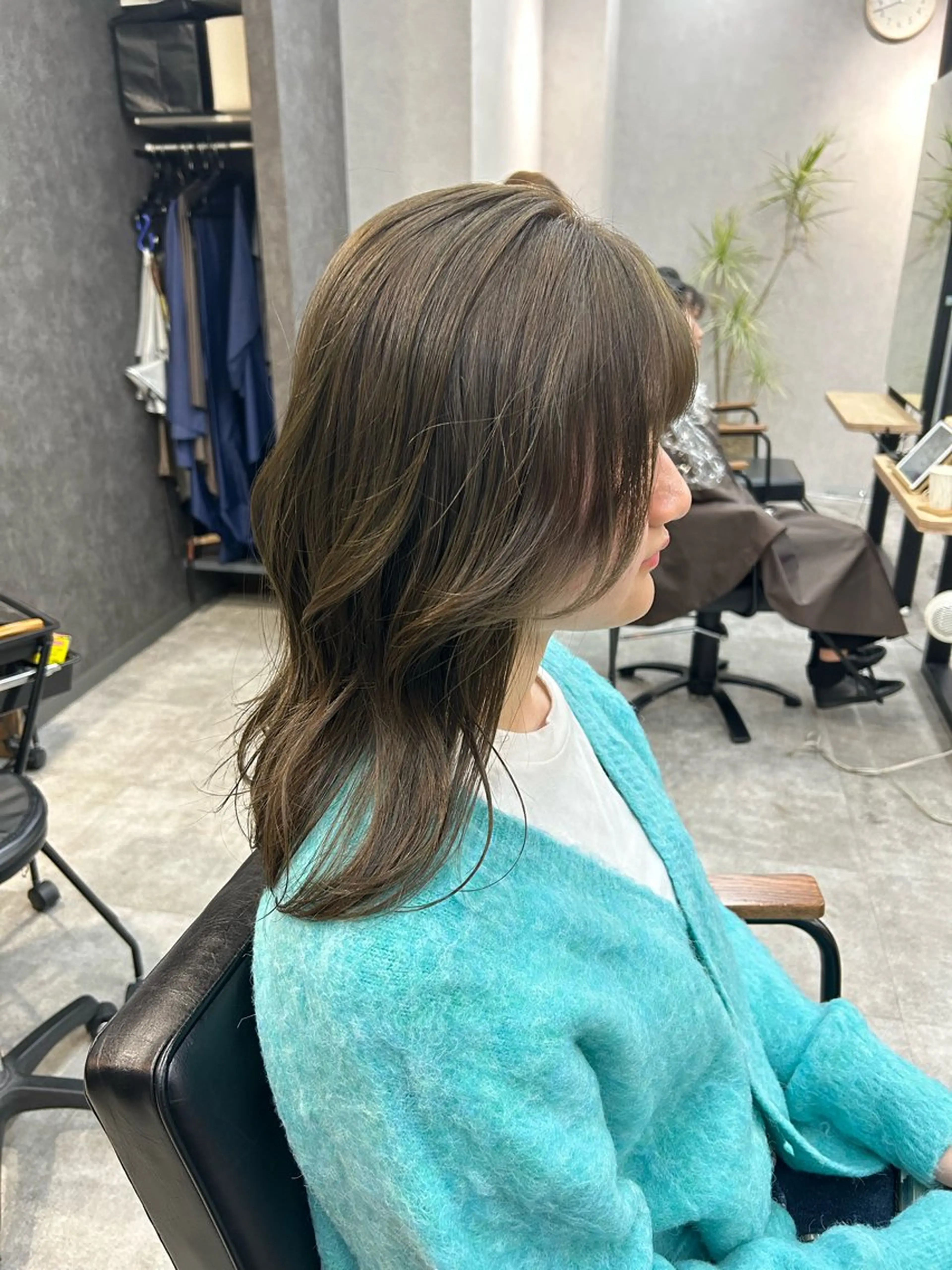 ミディアム カラー いなみね はるきのヘアスタイル