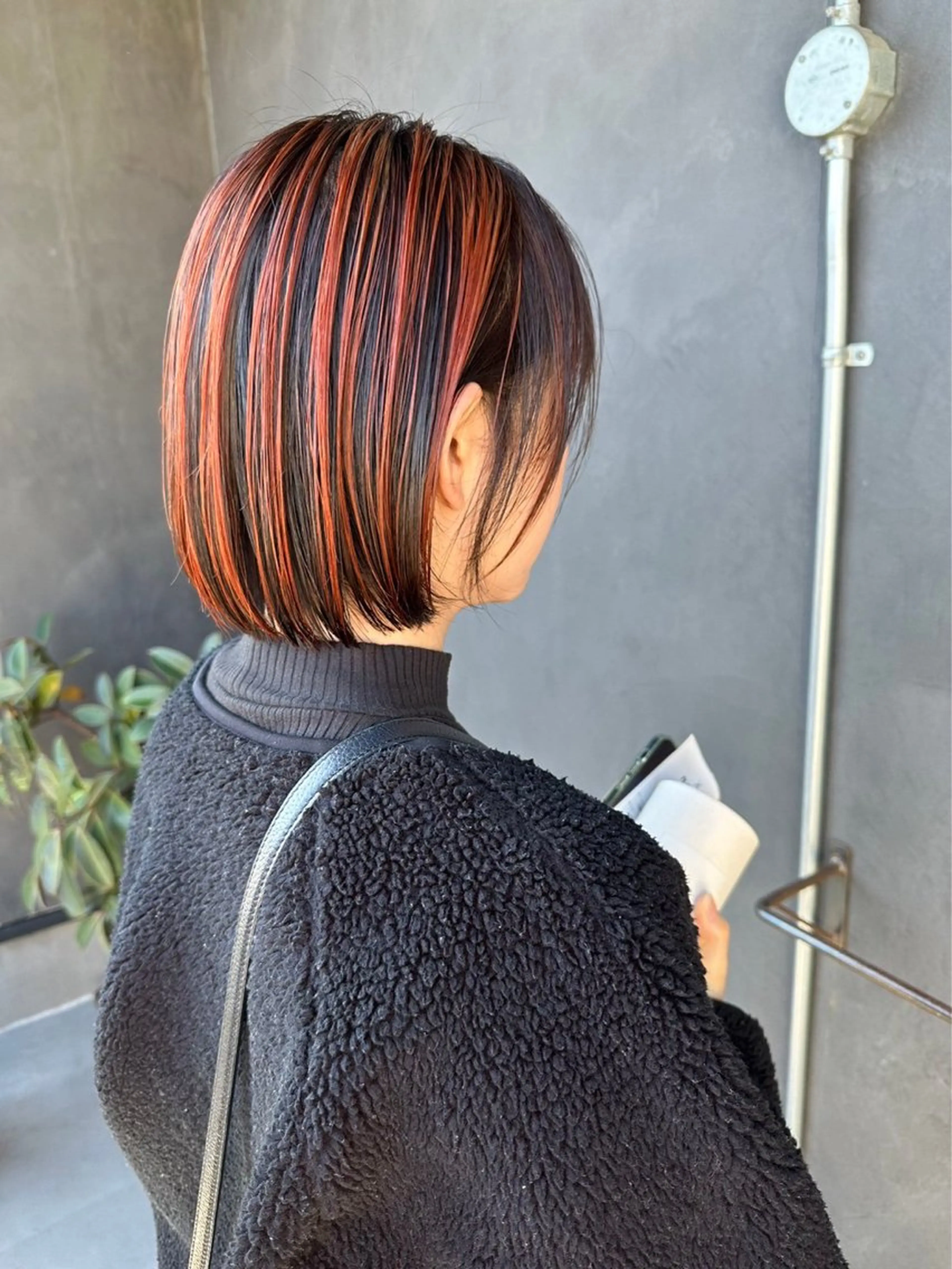 ミディアム 鈴木 未歩のヘアスタイル