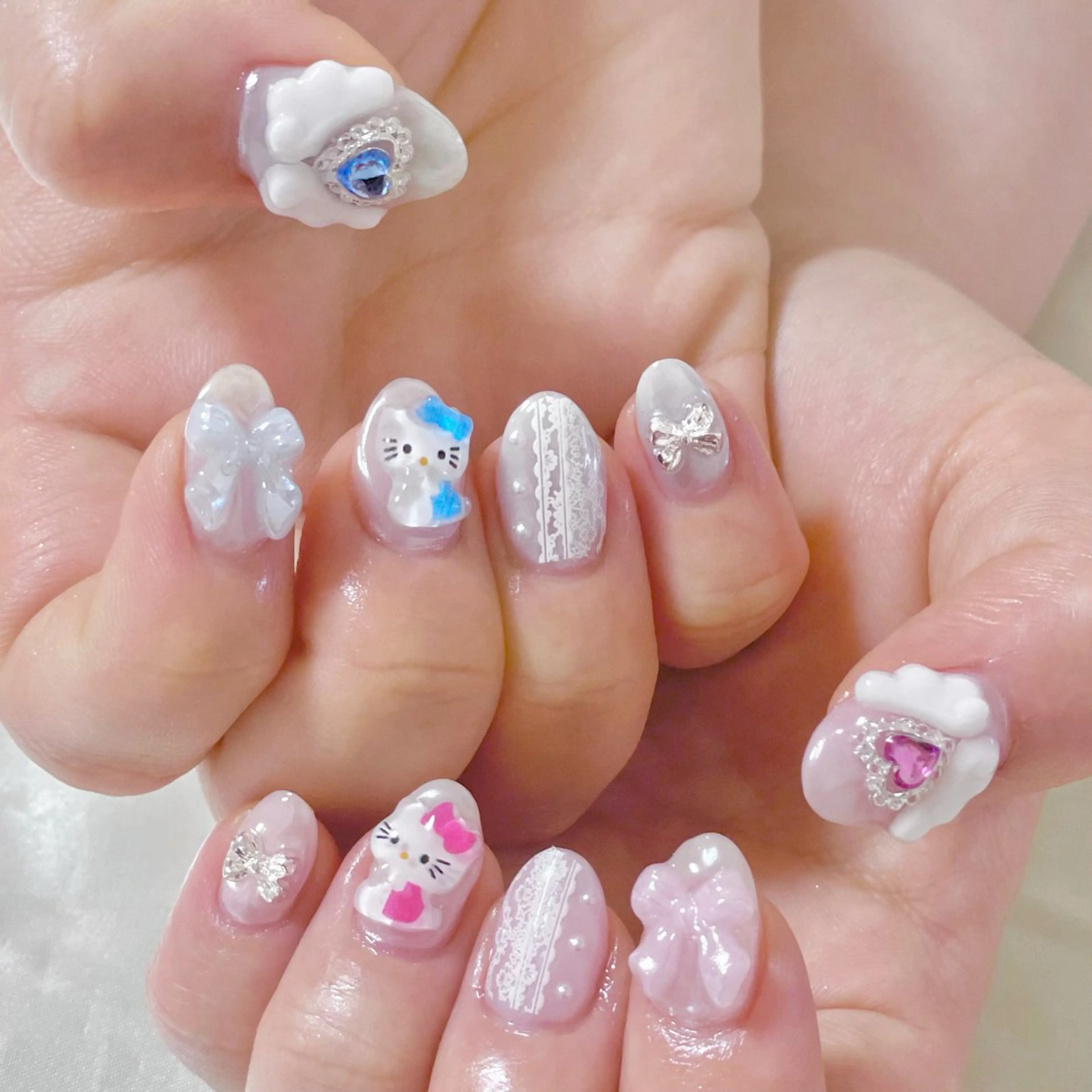 ネイル 長さ出し ハンドネイル RUMI nailのネイルデザイン