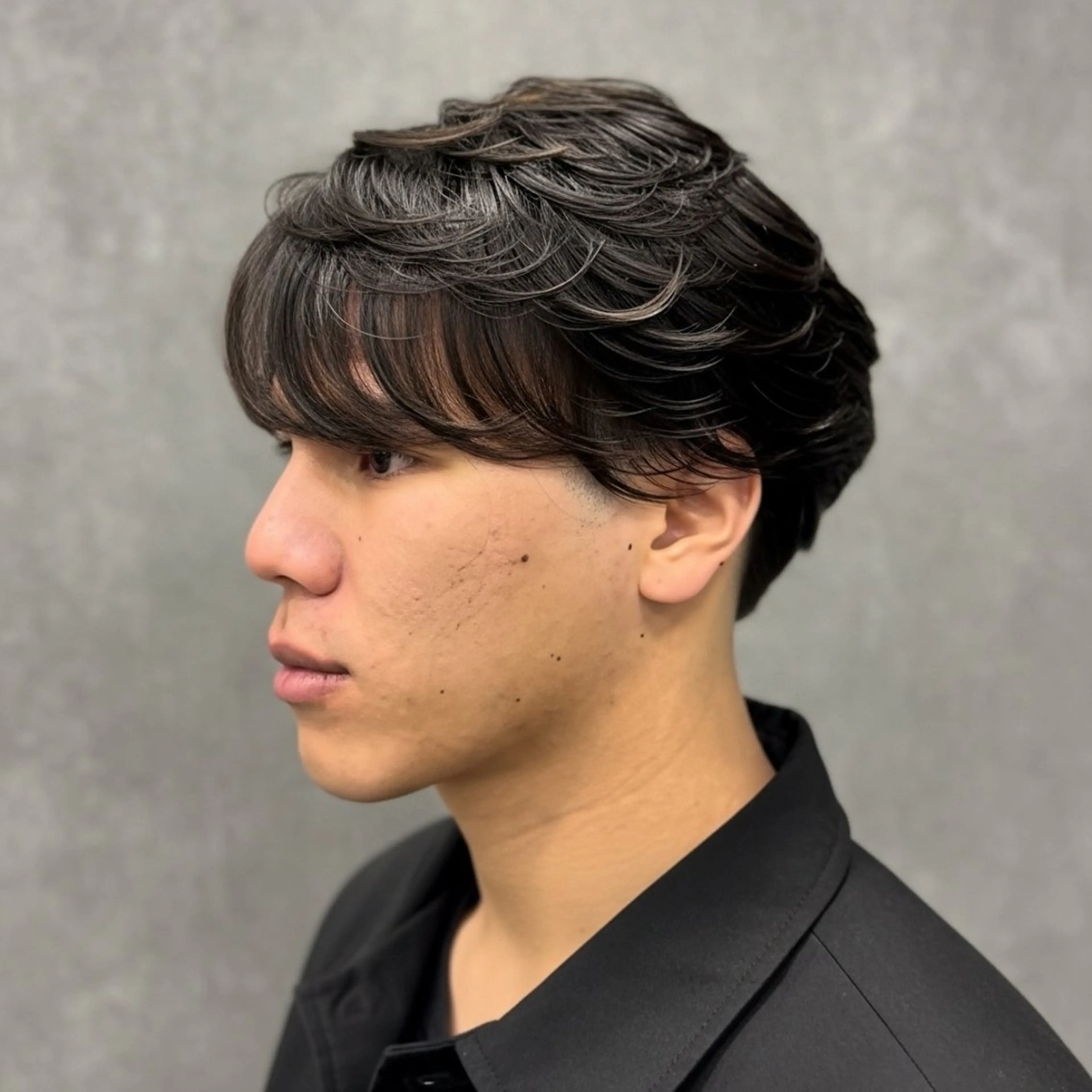 ショート パーマ くせ毛 小顔カット 縮毛矯正 カット パーマ トリートメント 🔮メンズ縮毛矯正 メンズパーマ💎竹永のヘアスタイル