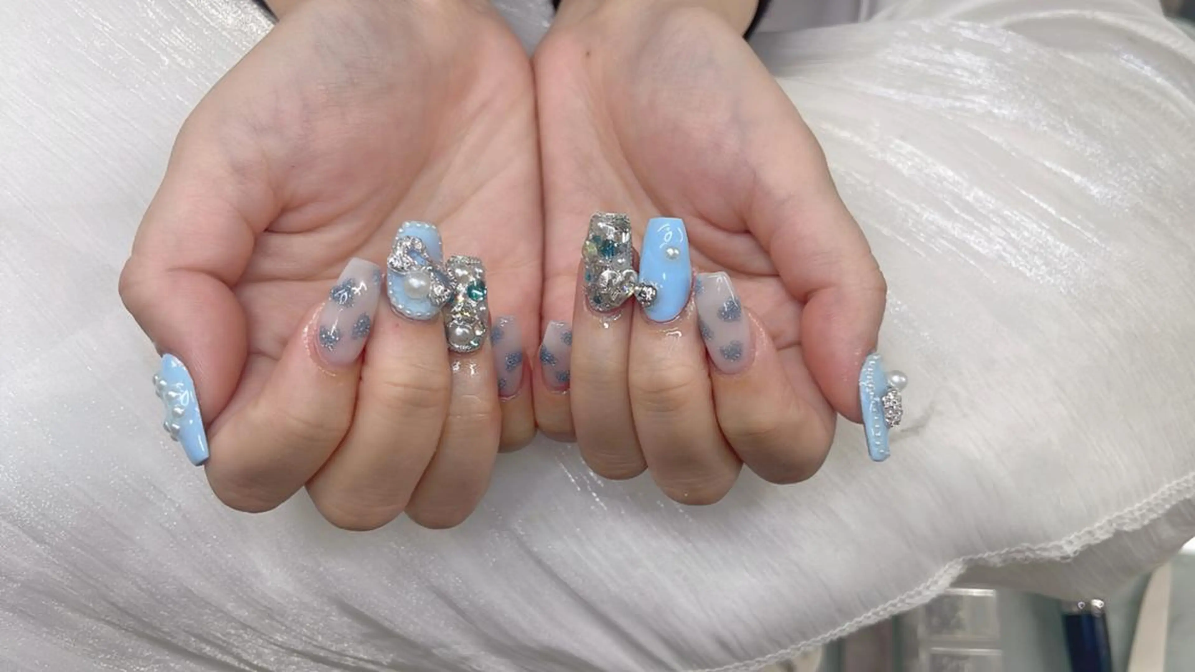 ネイル ハート ハンドネイル ゆうさ Nailのネイルデザイン