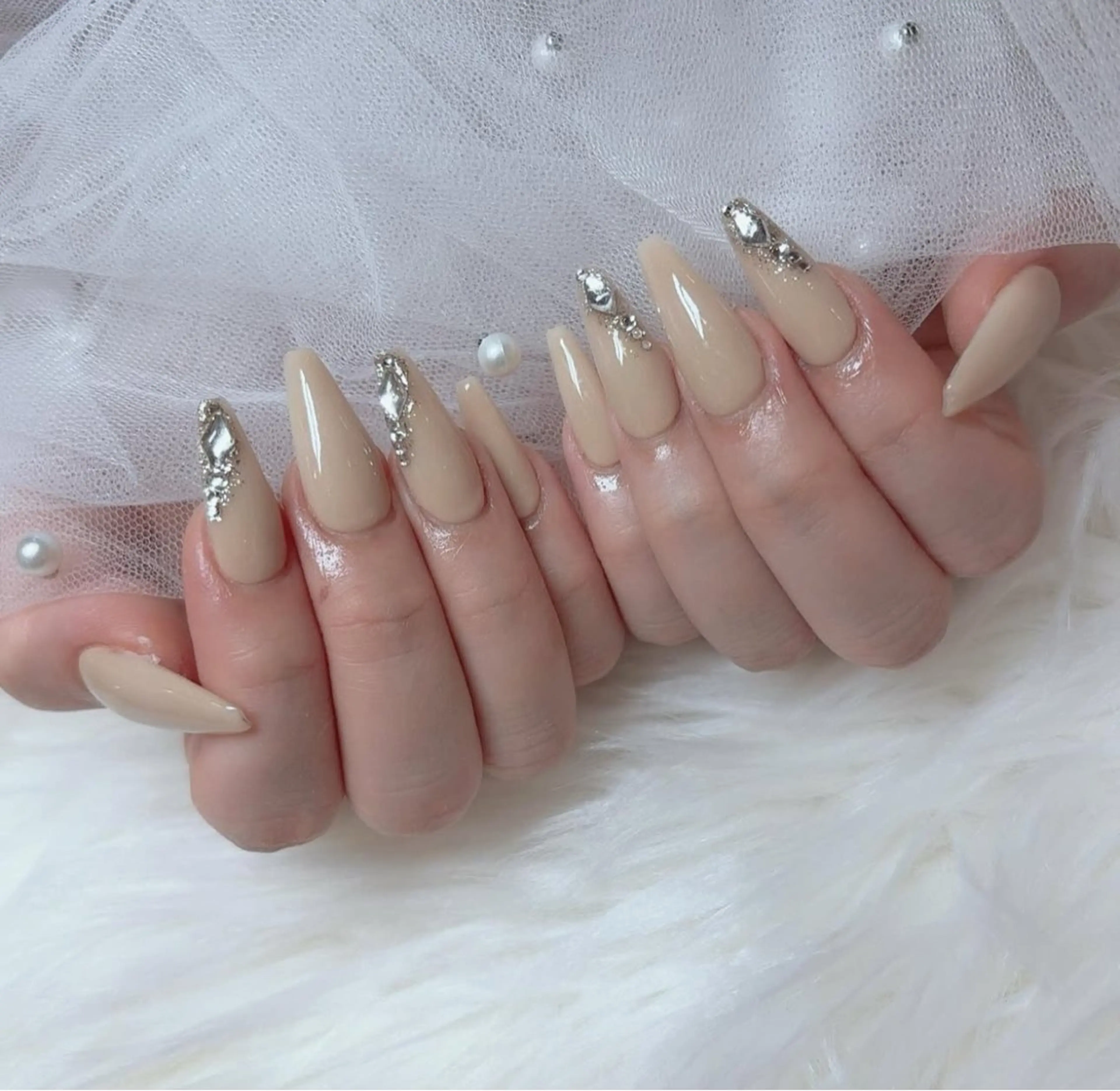 ネイル アートネイル フラワーネイル フレンチネイル ジェルネイル グラデーション ハンドネイル Ryu Nail NekoChanのネイルデザイン