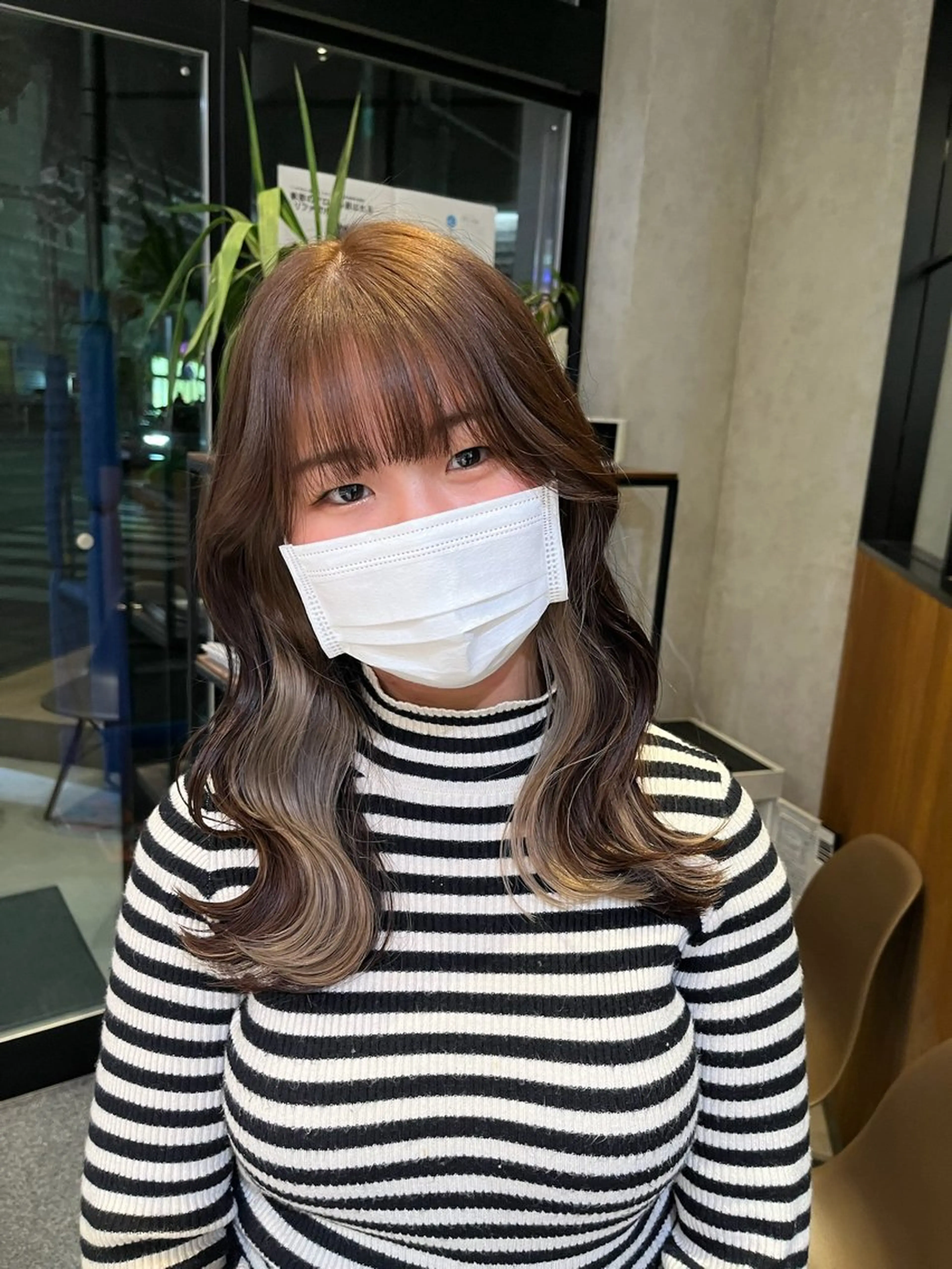 ロング カラー yuuri🎀/大宮 /韓国ヘア/レイヤーのヘアスタイル