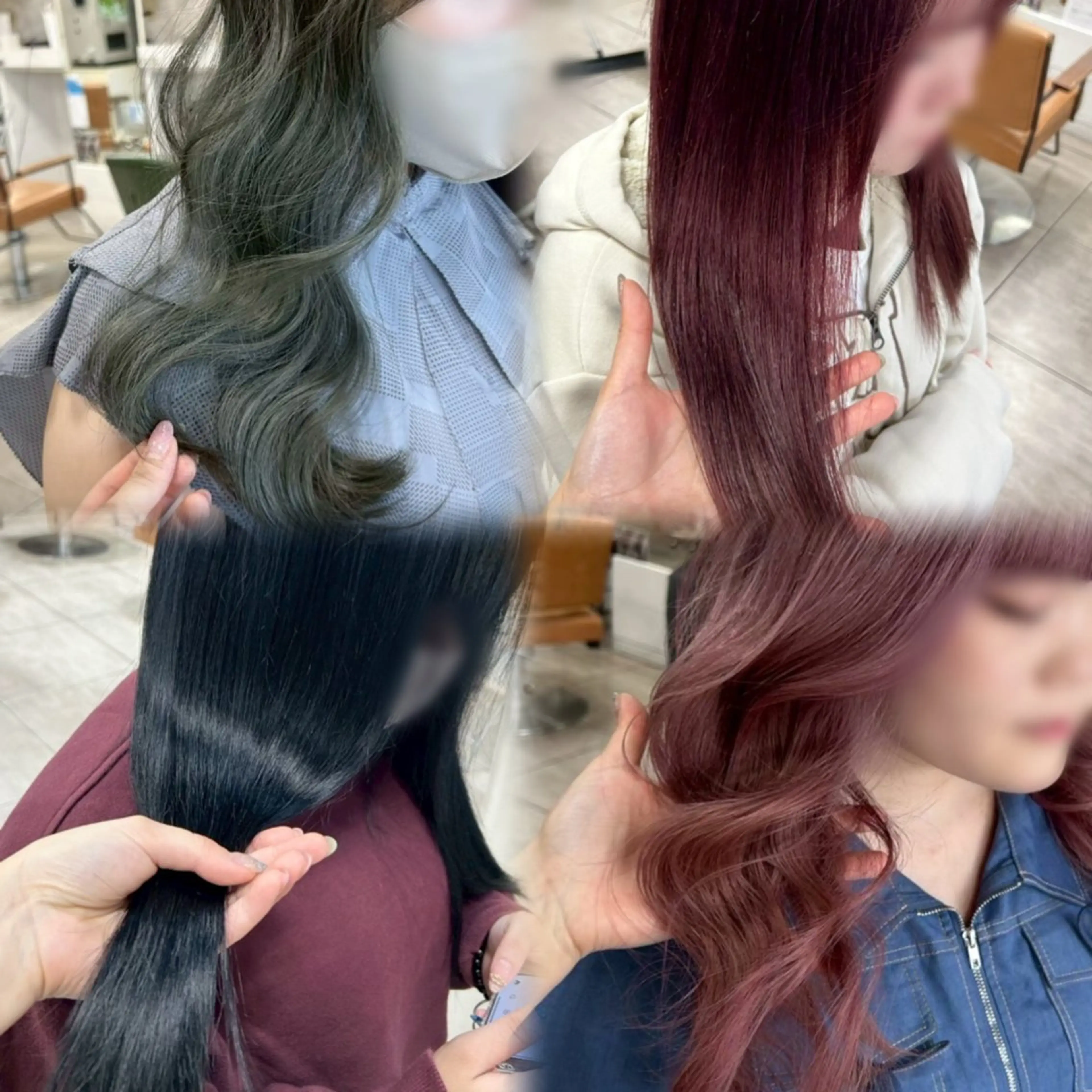 カラー ハイトーンカラー✨ 慶田玲和のヘアスタイル