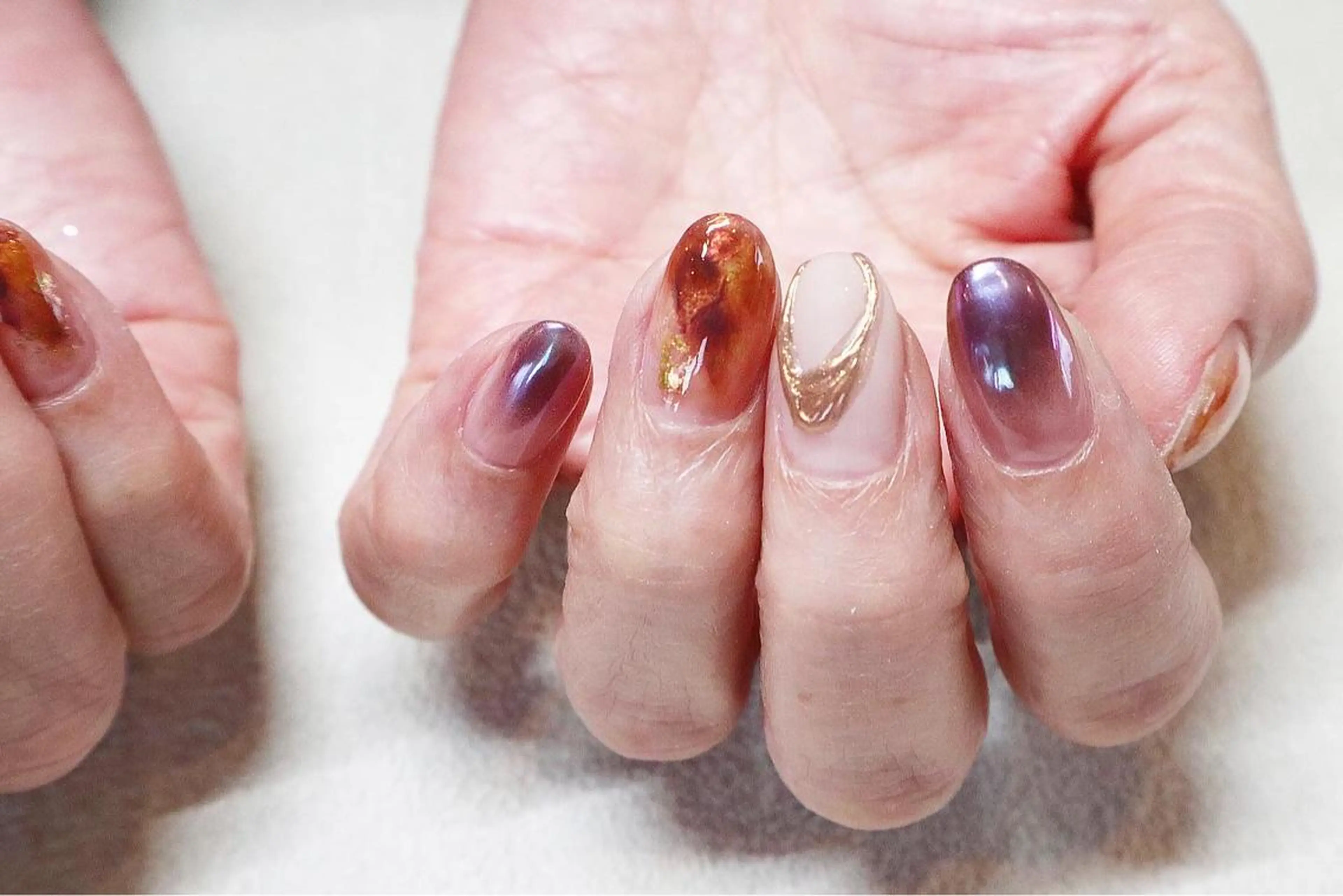 ネイル ジェルネイル スカルプネイル ハンドネイル 小河 仁美のネイルデザイン