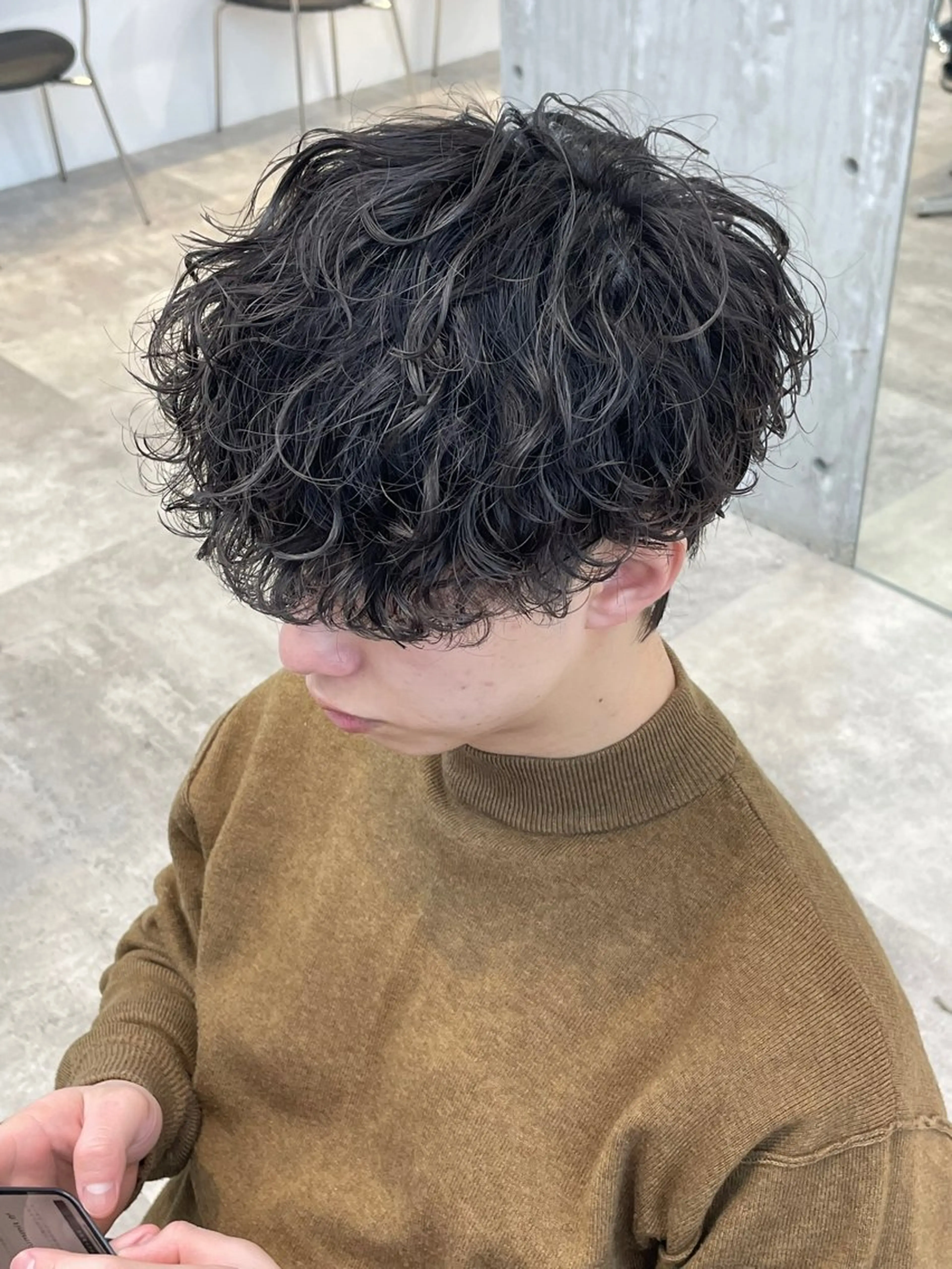 パーマ メンズ カット パーマ fifth 武正 琉生のヘアスタイル