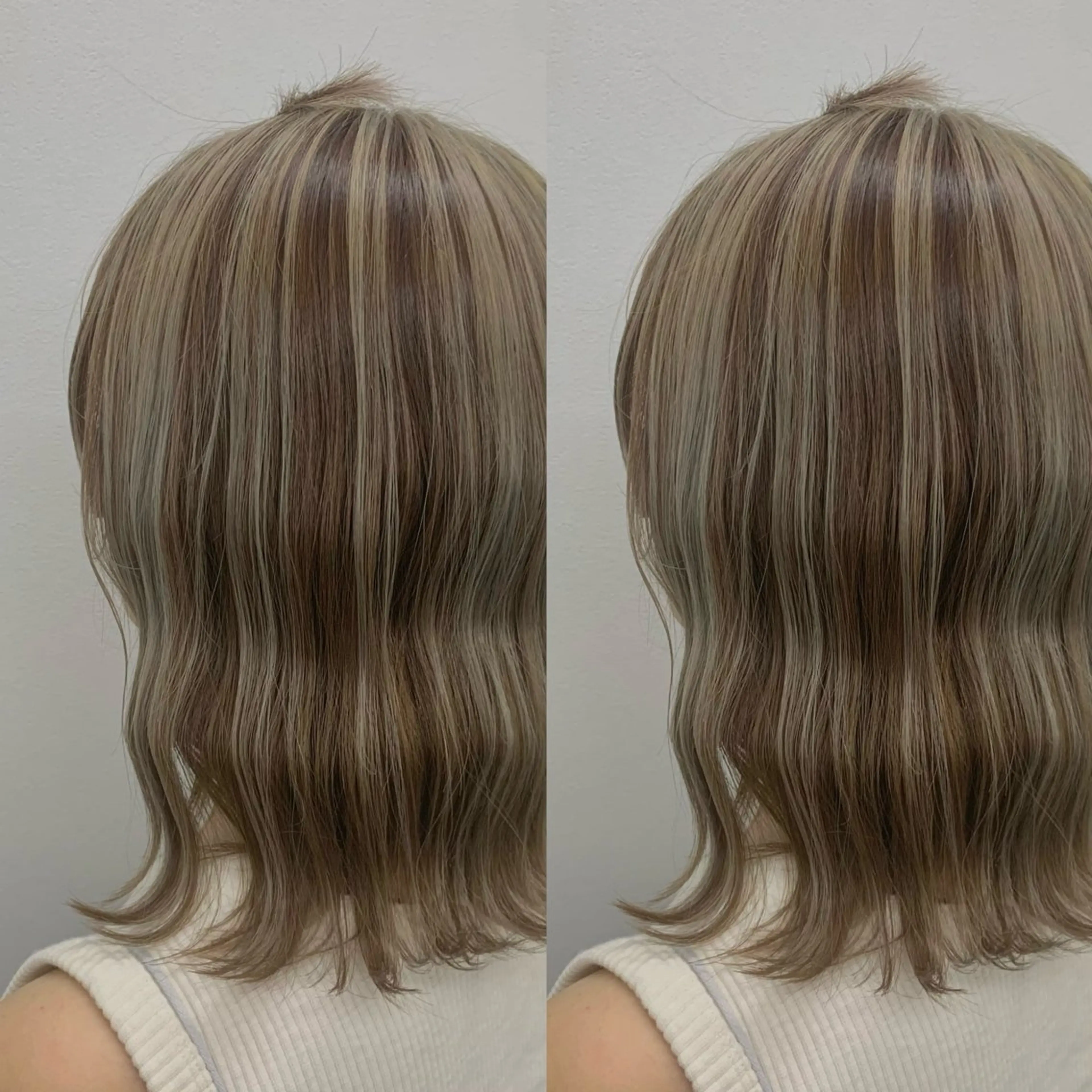 ミディアム ブリーチ無しカラー✨ 美鈴のヘアスタイル