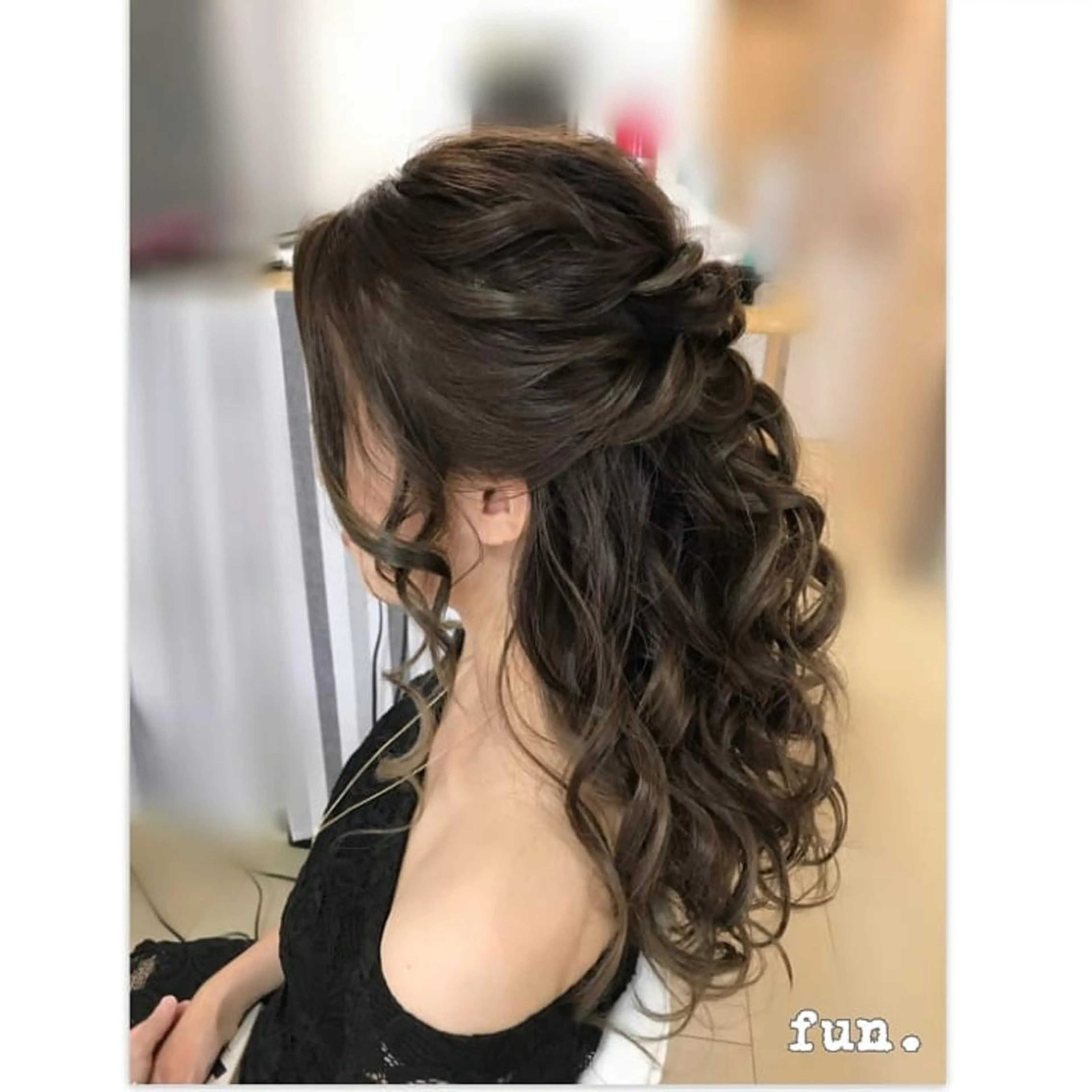 ロング ヘアアレンジ fun./ヘアセット /エクステ/着付のその他イメージ