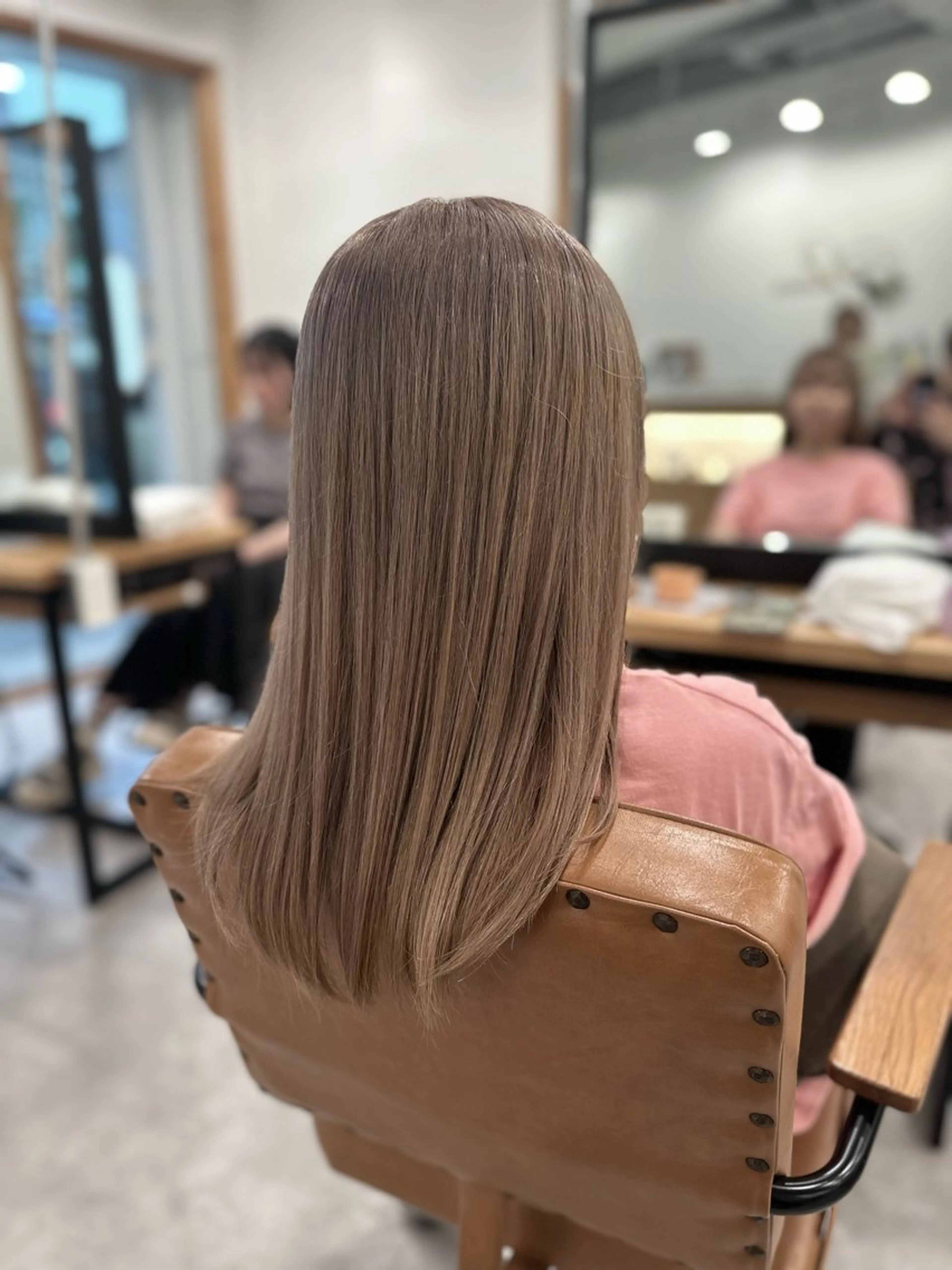 ロング カラー ベージュカラー ヘアカラー トリートメント 特殊カラー特化 ✂️SHIAN フジのヘアスタイル