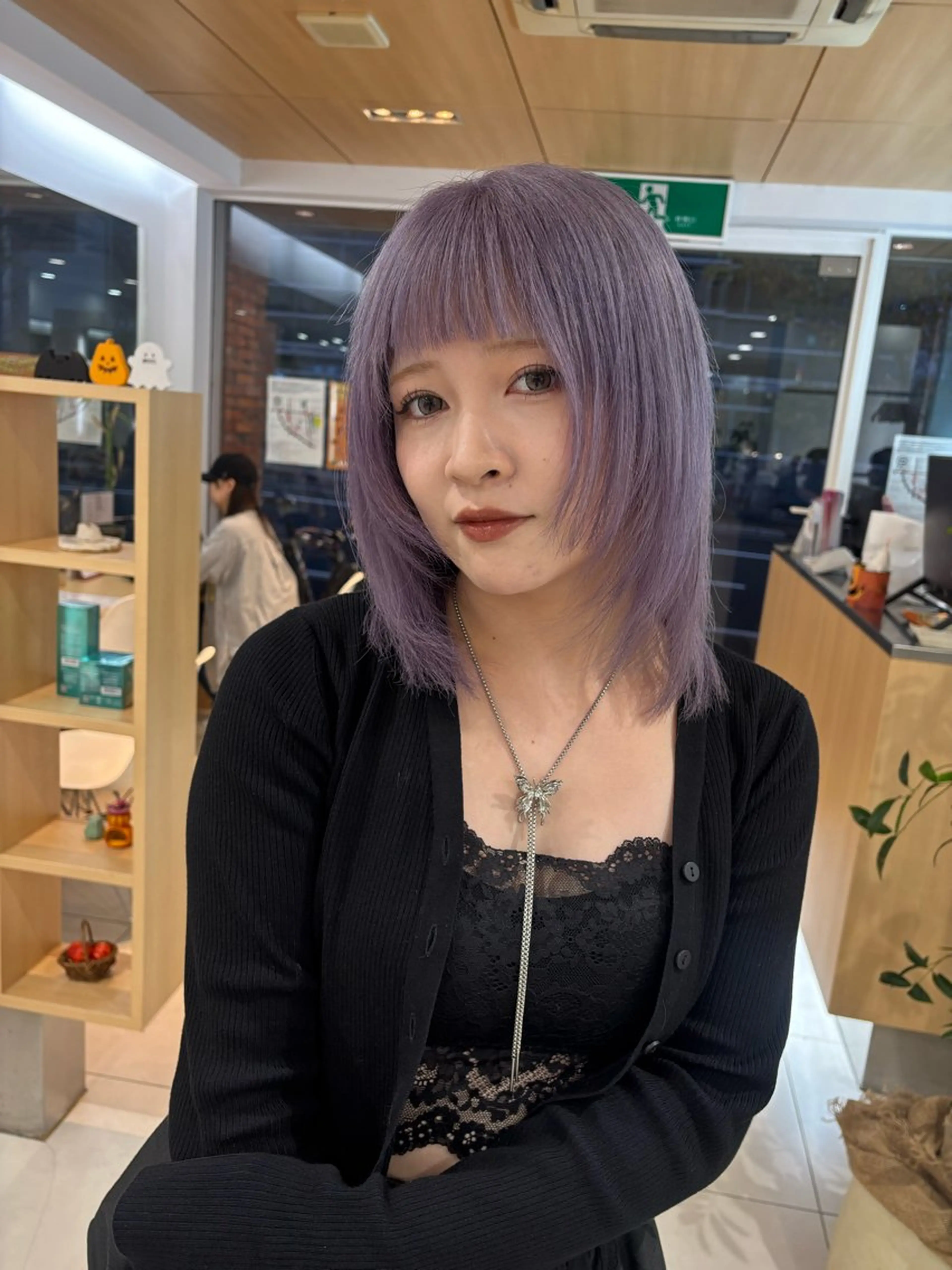 セミロング カラー 💈メンズパーマ カラー💈momoのヘアスタイル