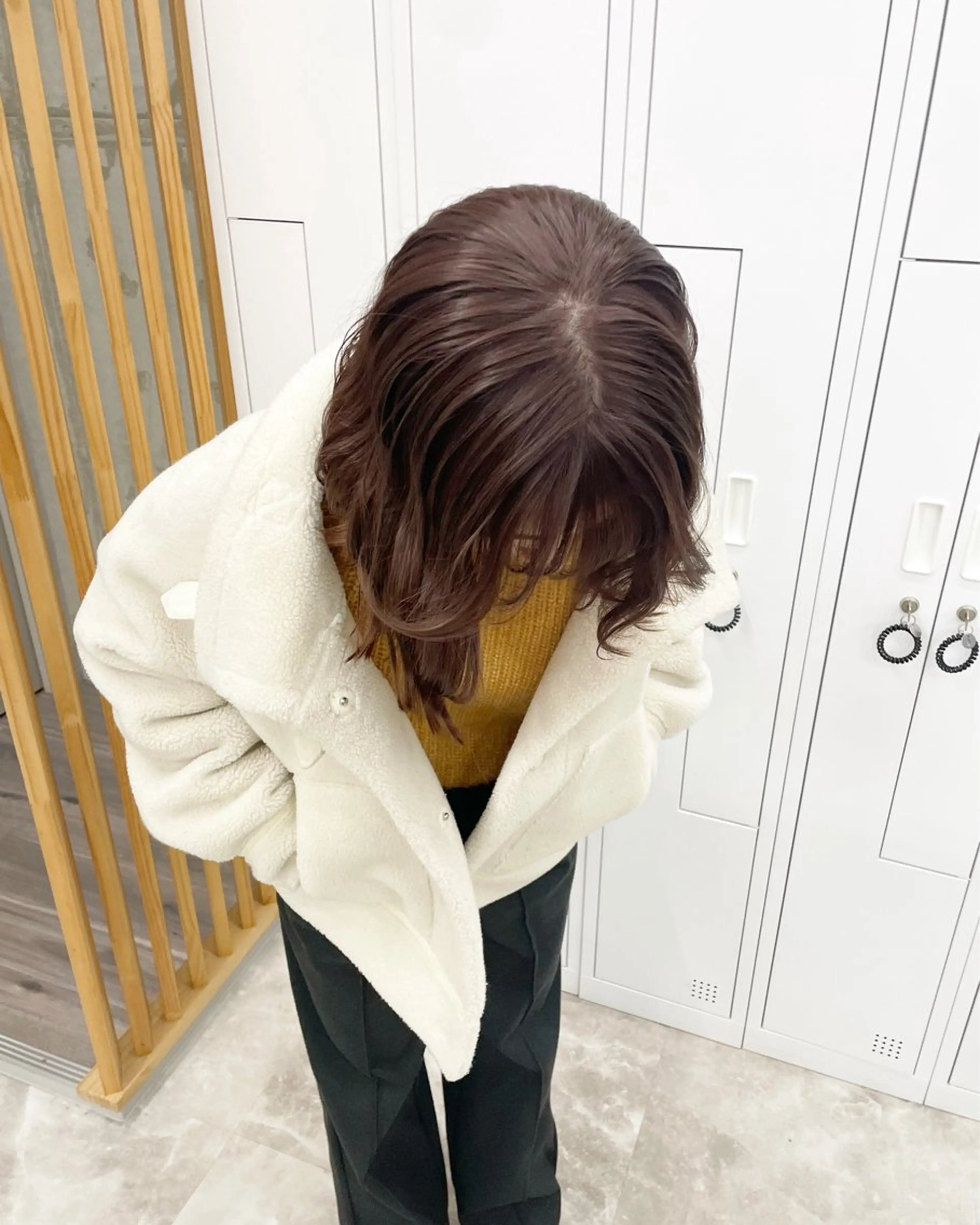 ミディアム カラー ブリーチ/ベージュ 💕/momoaのヘアスタイル