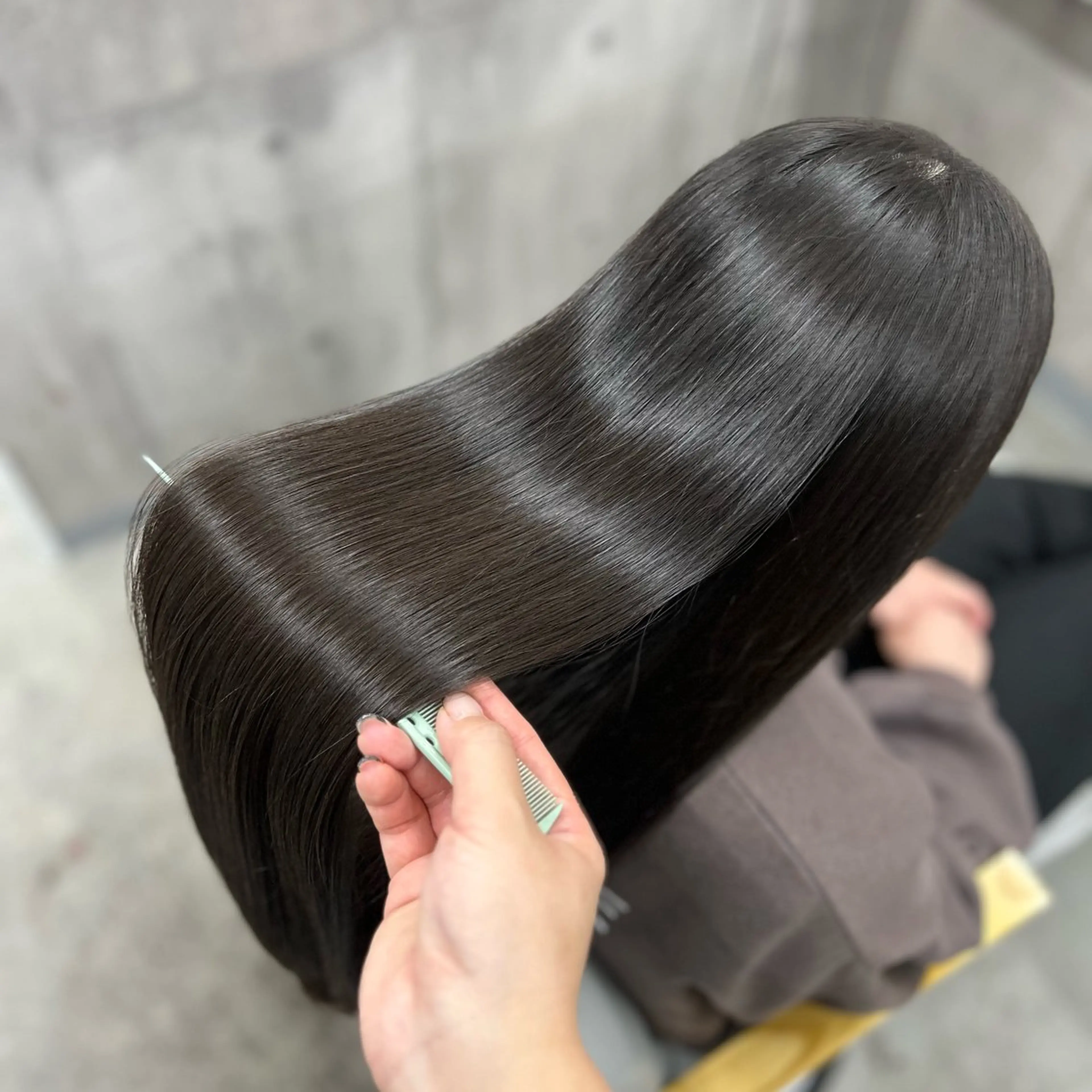 【前髪縮毛矯正+髪質改善トリートメント】20,900円→7,700円‼️ブリーチ毛不可🆖の写真