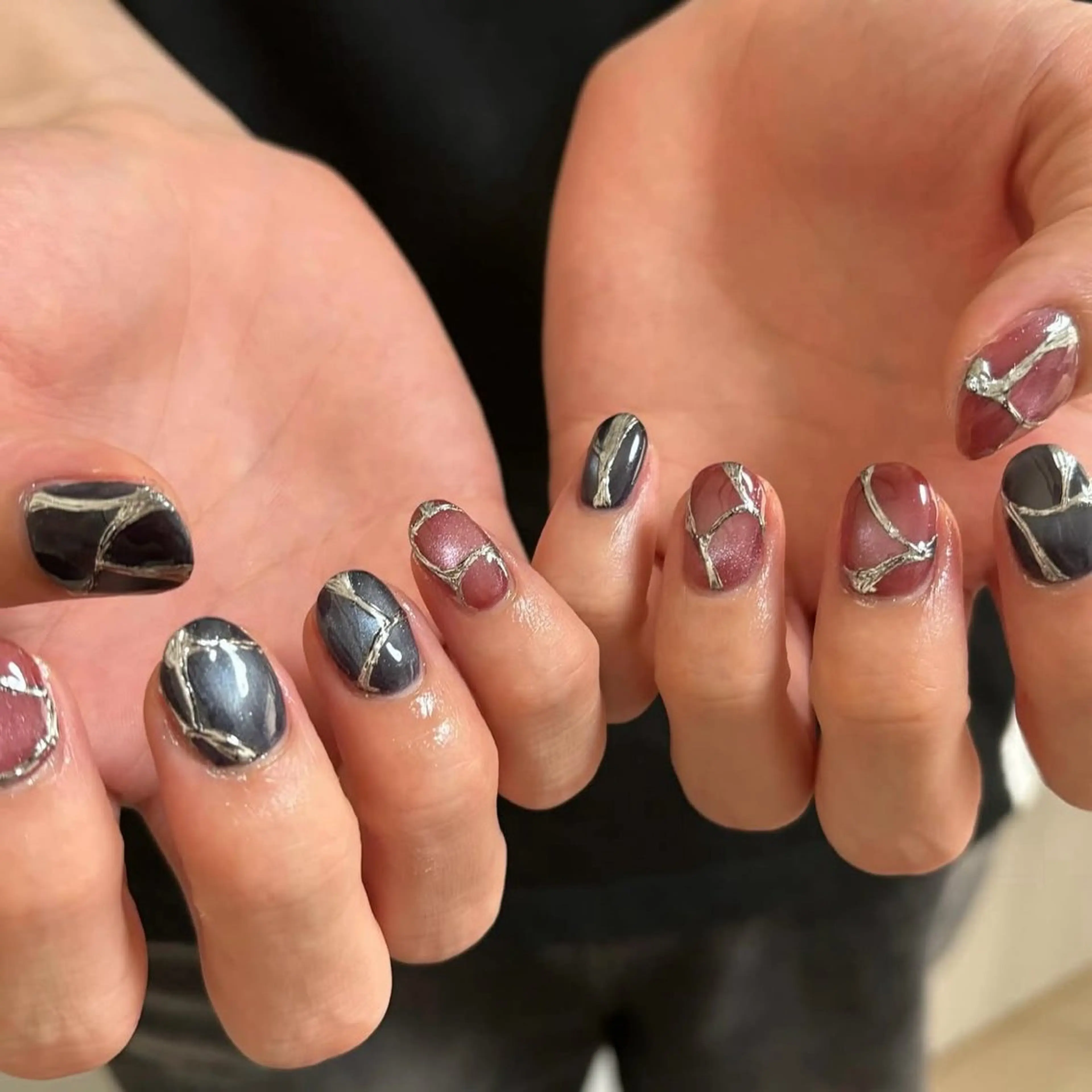 ネイル ハンドネイル フットネイル 直方市ネイルサロン minuitのネイルデザイン