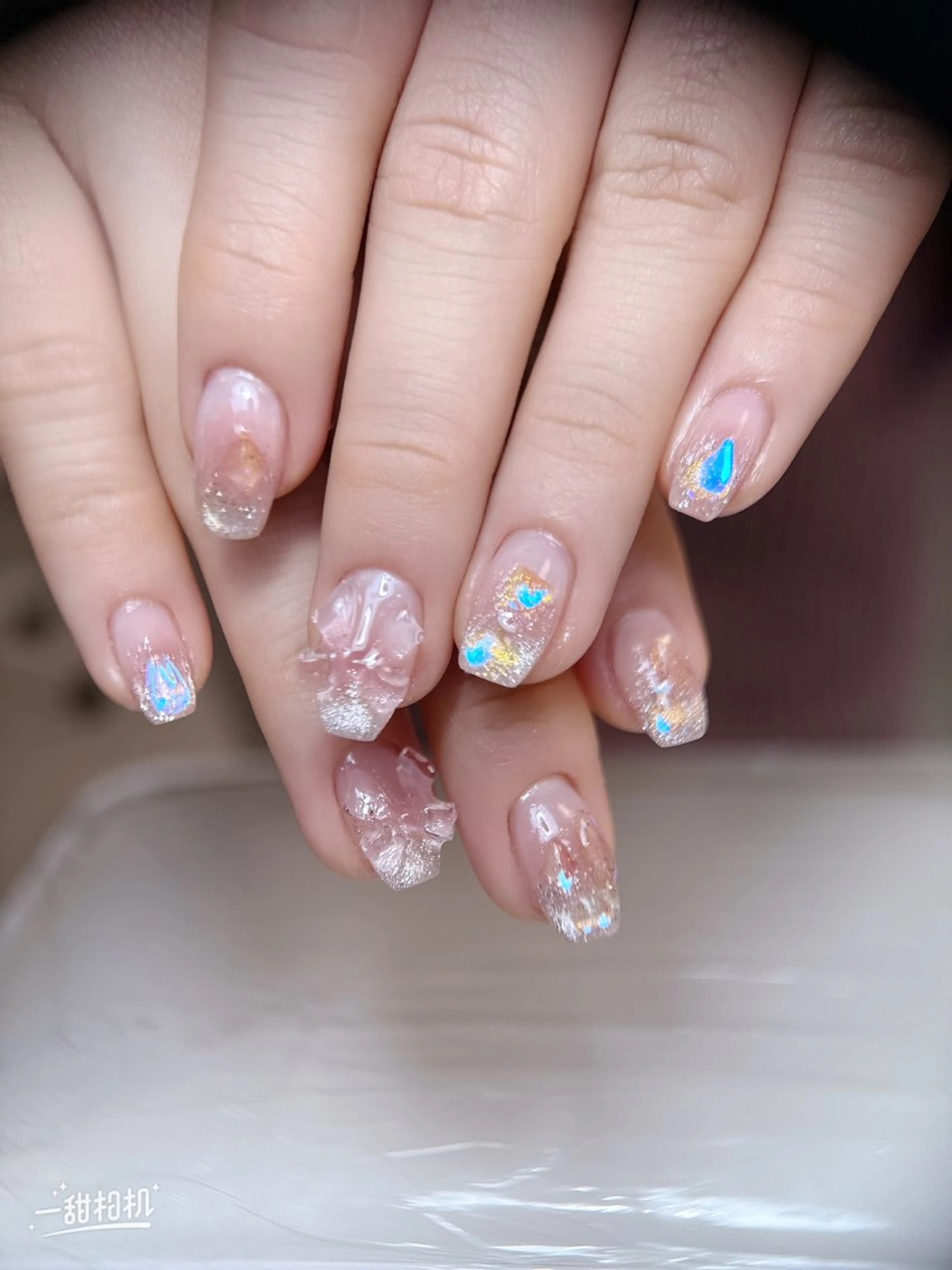 ネイル フレンチネイル グラデーション 韓国ネイル マグネットネイル ミラーネイル ハンドネイル Vp ネイルのネイルデザイン