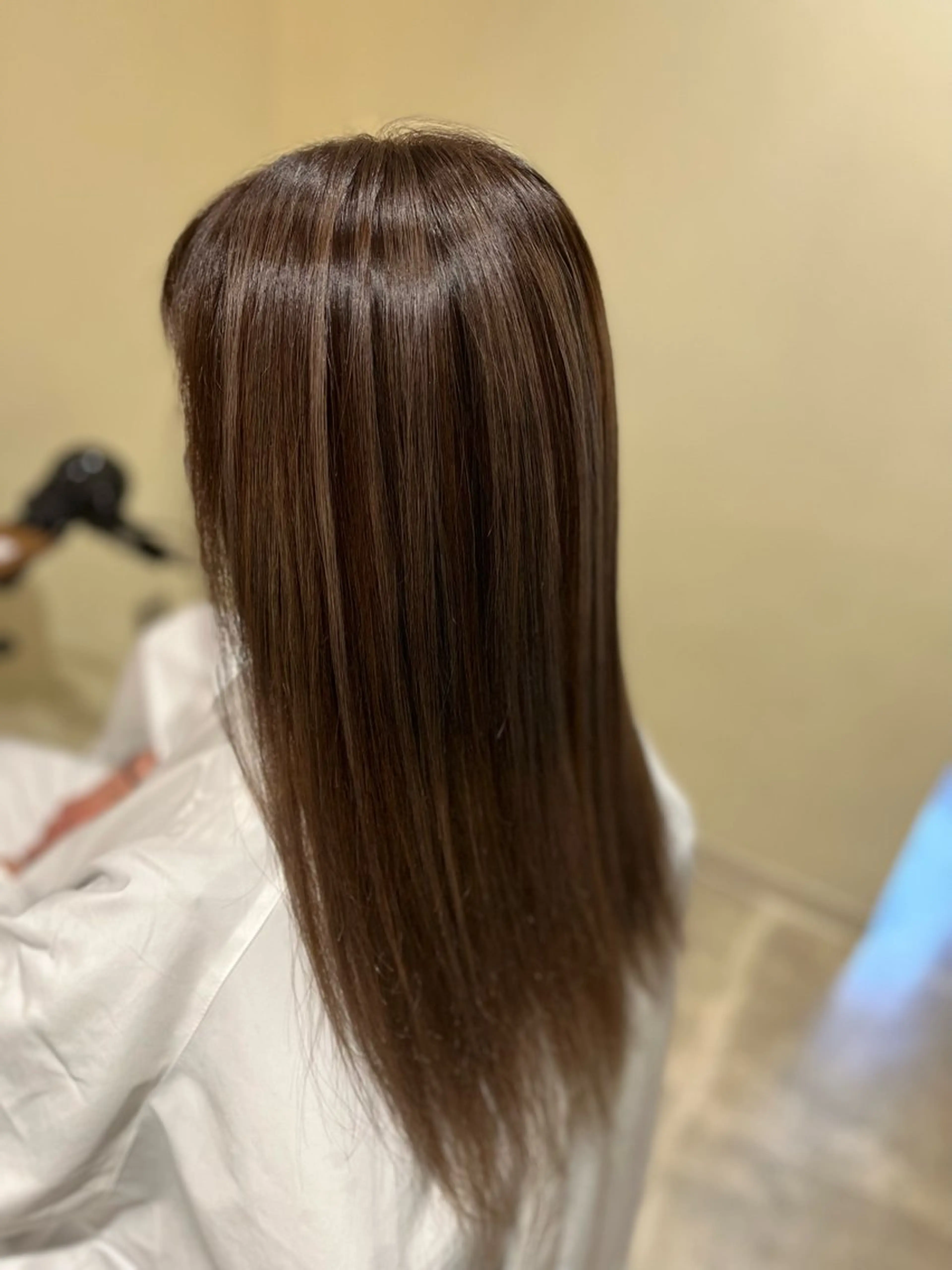 ロング カラー バレイヤージュ グラデーションカラー ハイライトカラー ハイライト レイヤーカット 西川 舞彩のヘアスタイル