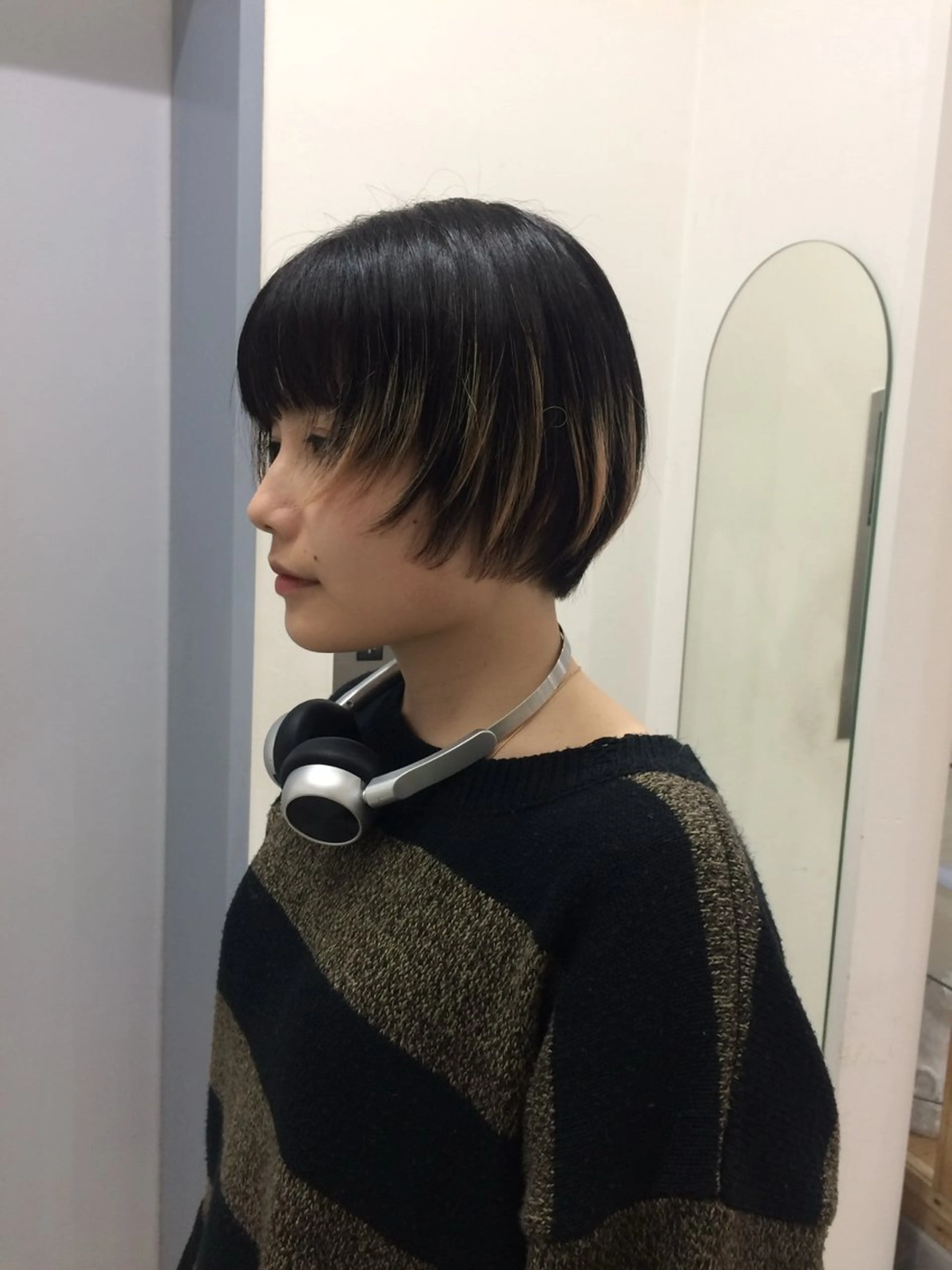 ショート 顔周りカット レイヤーカット ショートヘア カット 杏華 ショートのヘアスタイル