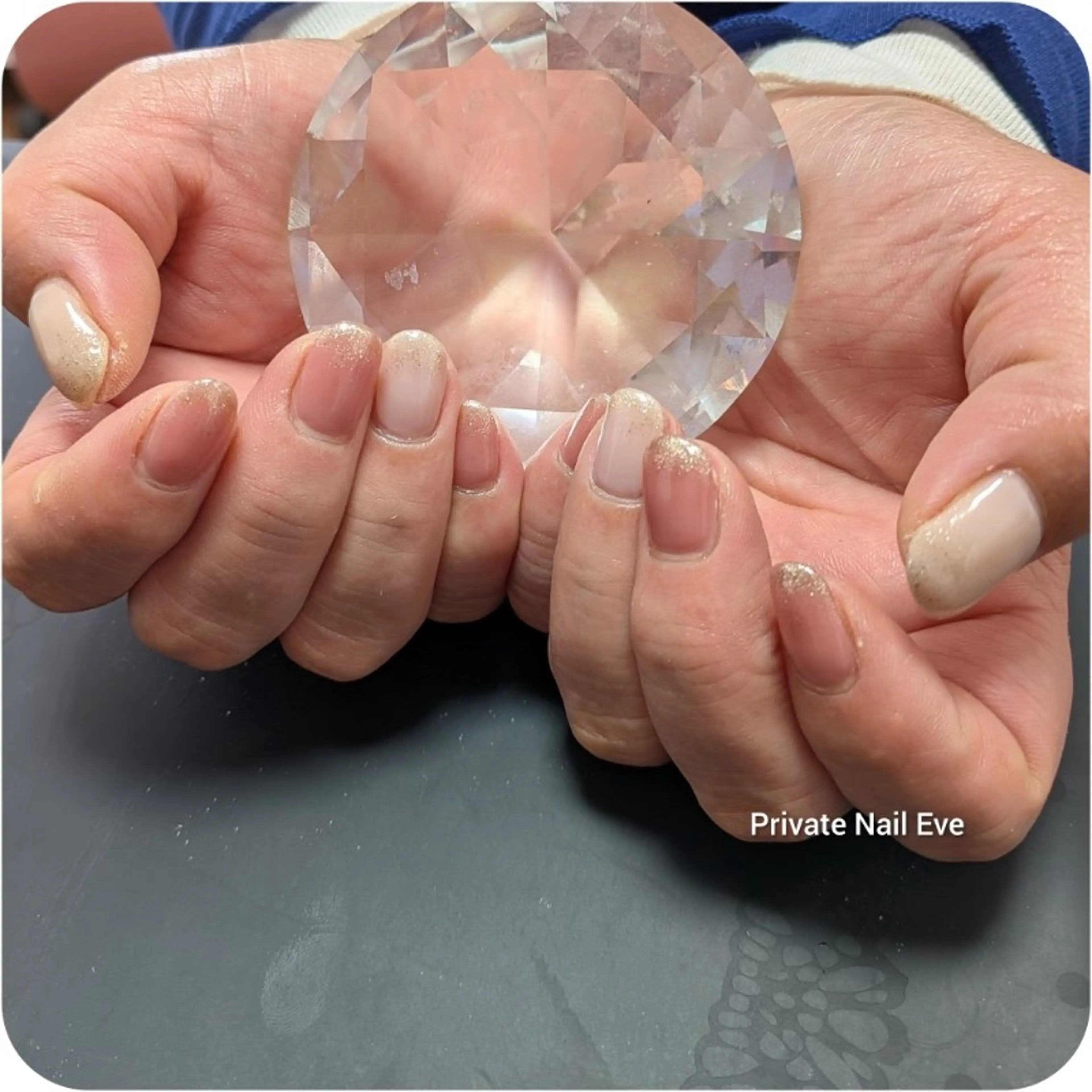 ネイル ラメ(グリッター) ラメグラデーション ワンカラーネイル ハンドネイル ネイル junkoのネイルデザイン