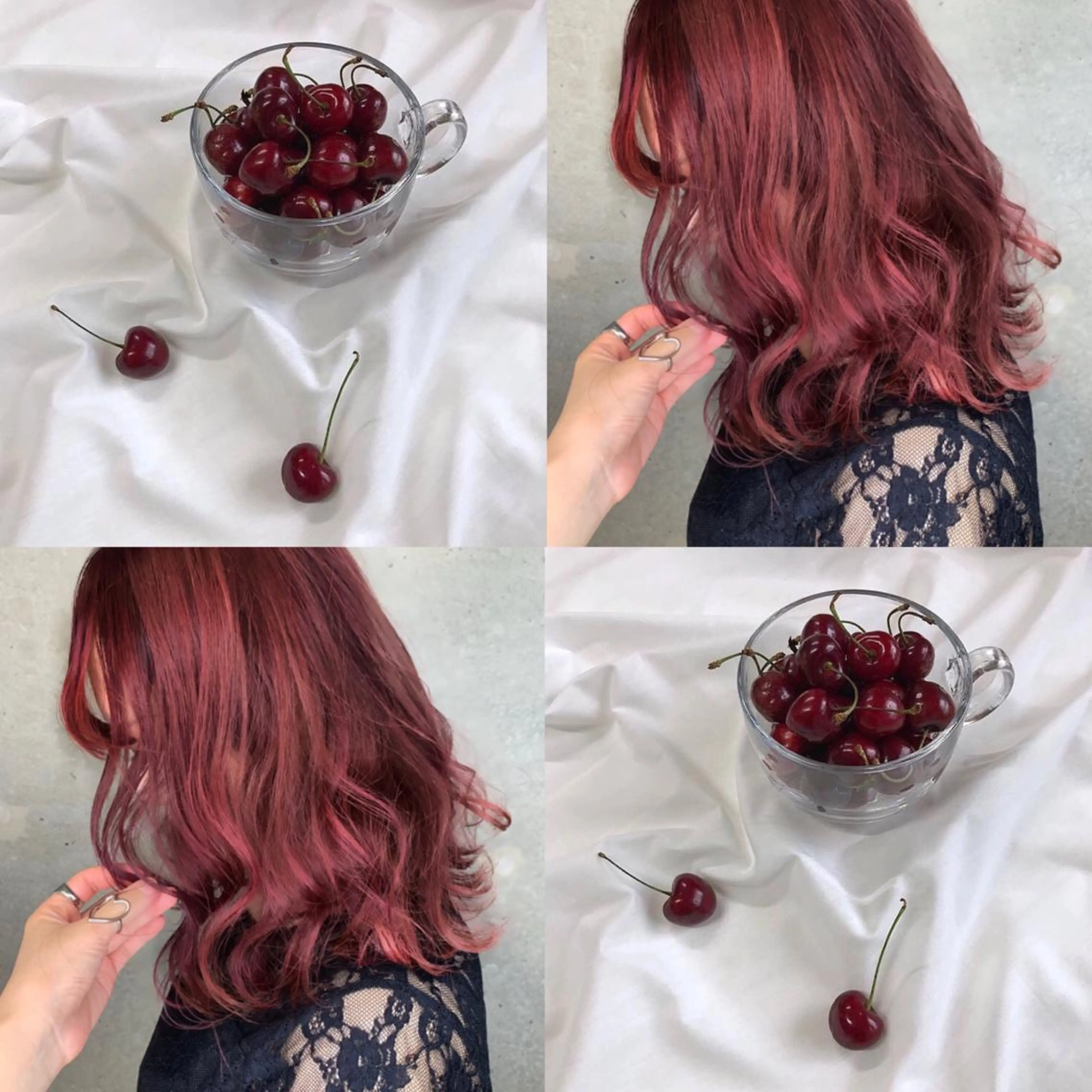 セミロング カラー Amelie所属・Amelie yunのヘアスタイル