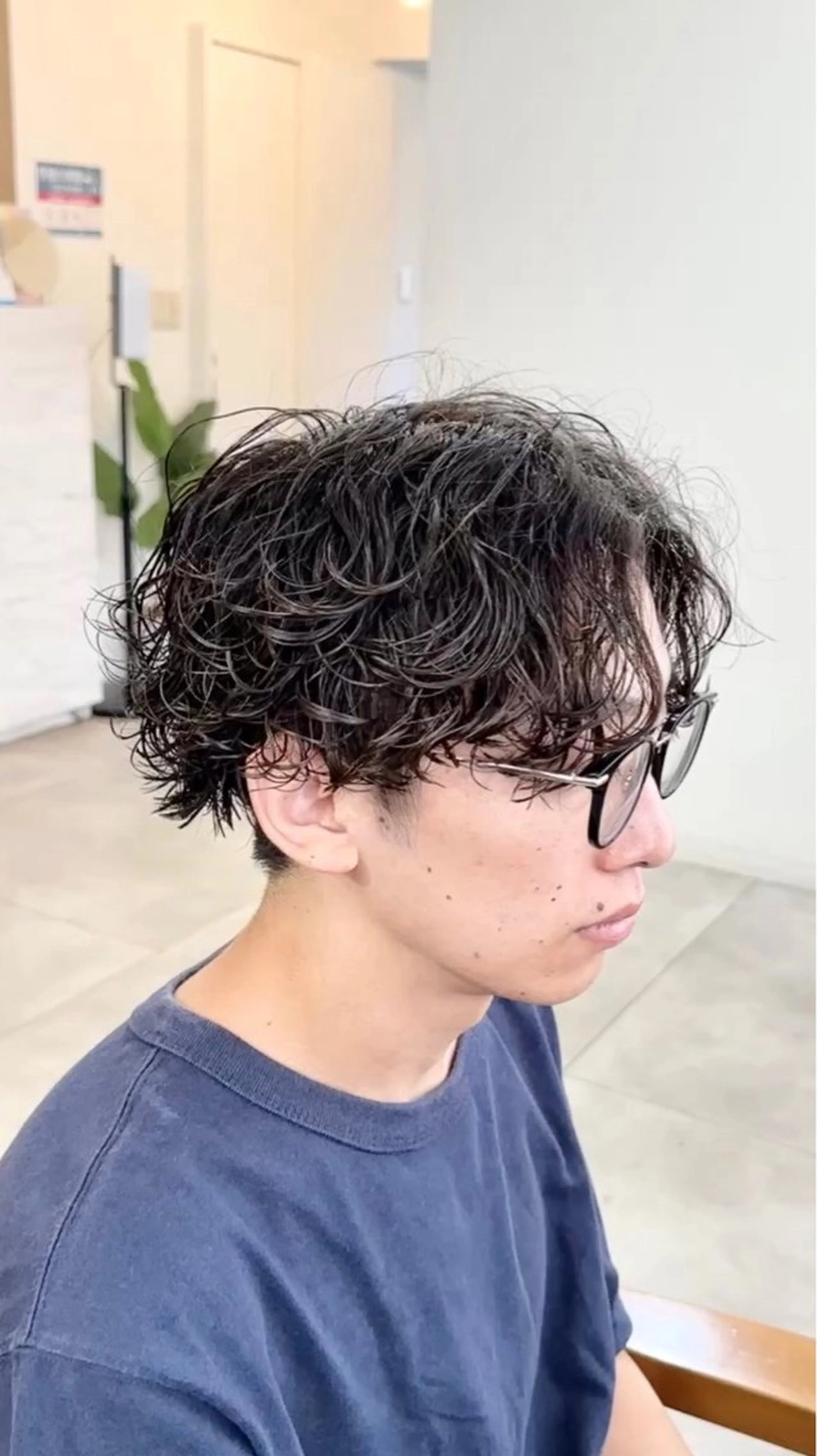 パーマ メンズ メンズパーマ 波巻きパーマ メンズパーマ/新宿/ サイカショウイチのヘアスタイル