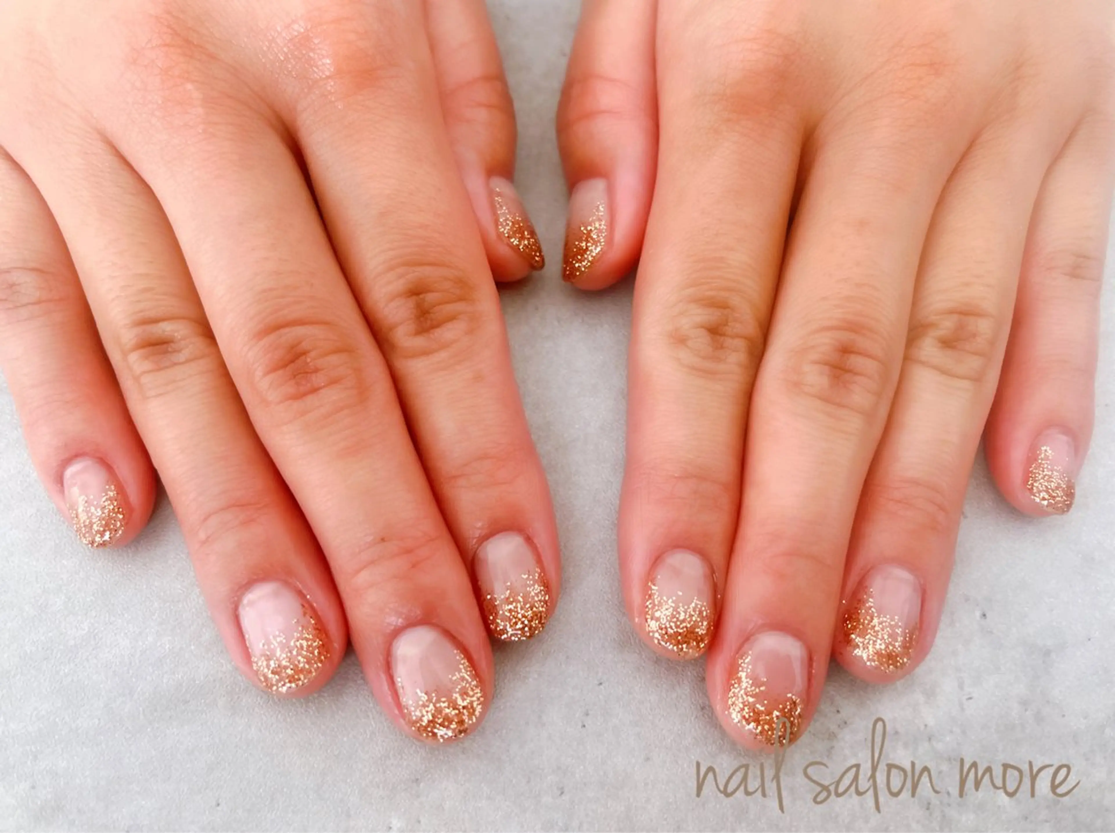 ネイル ラメ(グリッター) ラメグラデーション nail salon moreのネイルデザイン