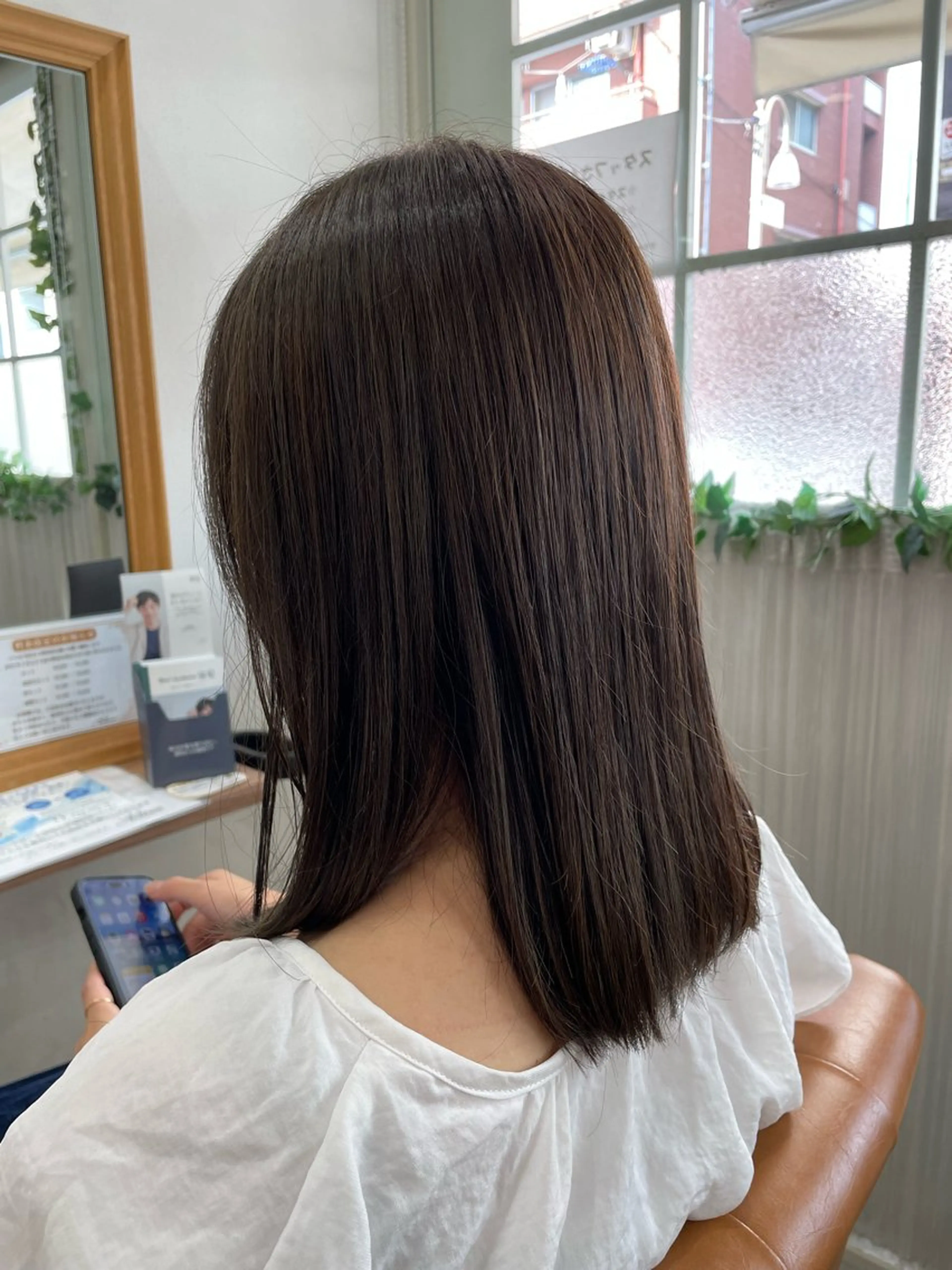 ミディアム カラー おおた きょうかのヘアスタイル
