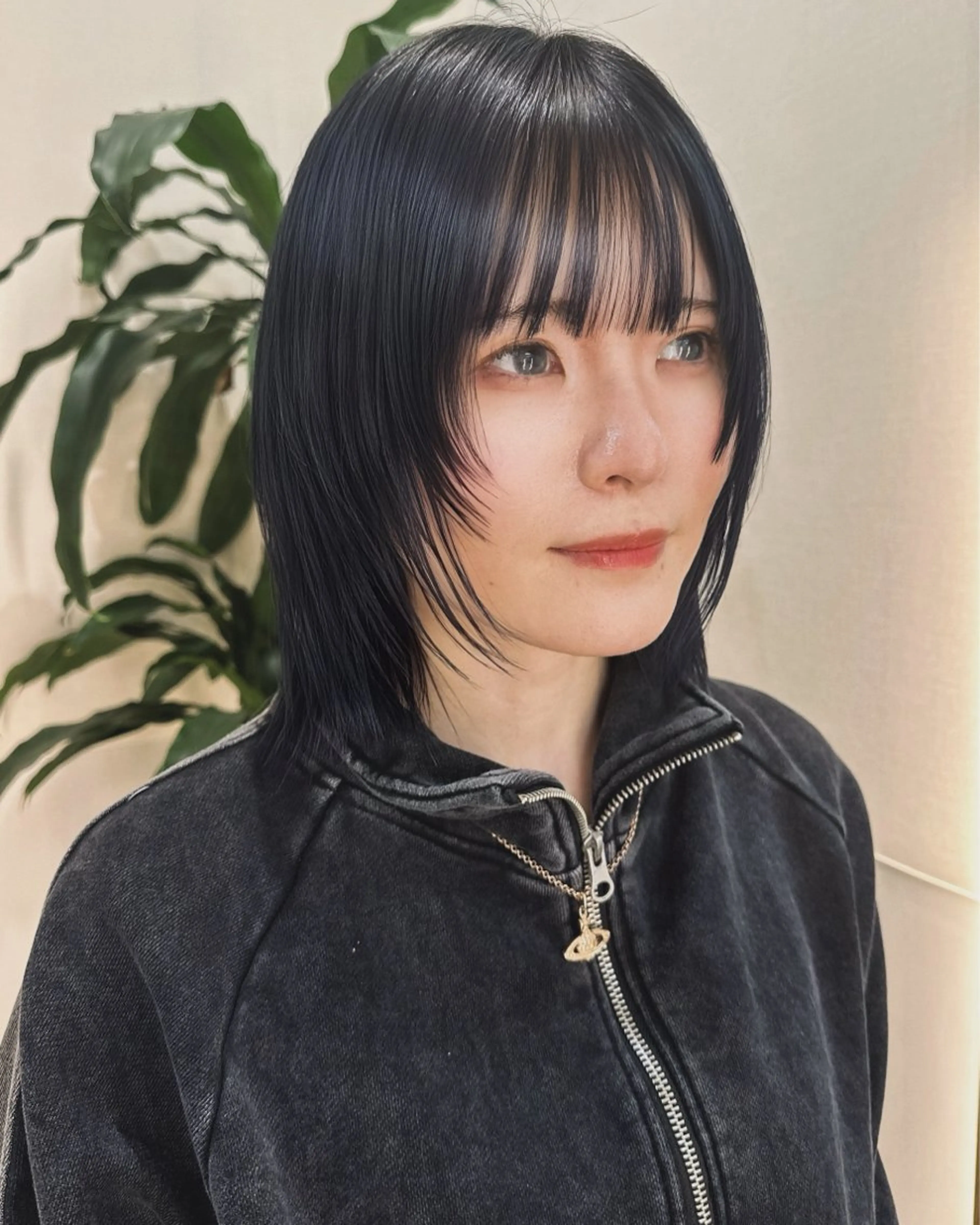 セミロング 髪質改善 トリートメント 🦋レイヤーカット ミドリカワ🦋のヘアスタイル