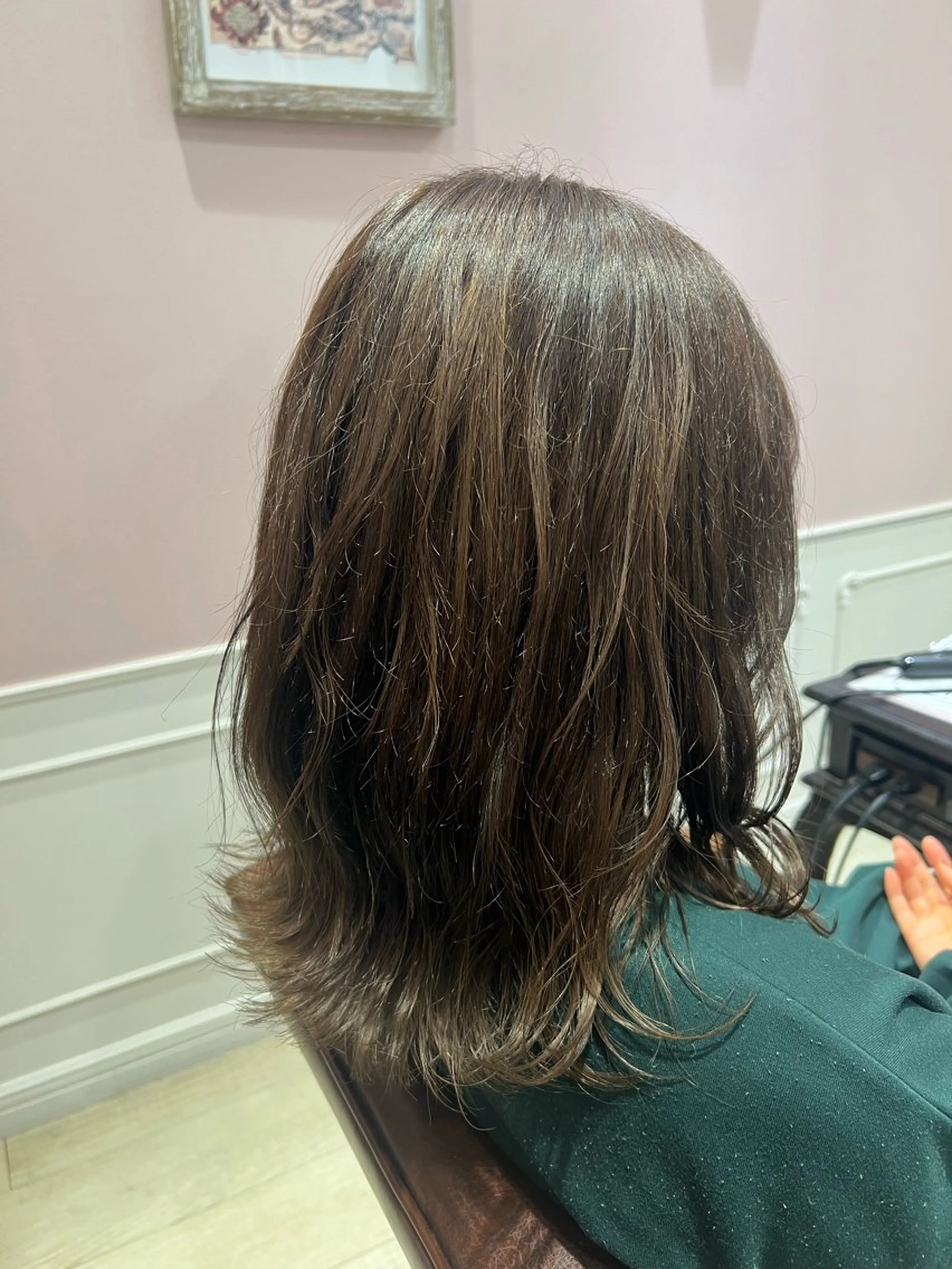 カラー アッシュ ブラウンカラー ヘアカラー トリートメント 透明感カラー 🫧ゆうしん/平尾のヘアスタイル