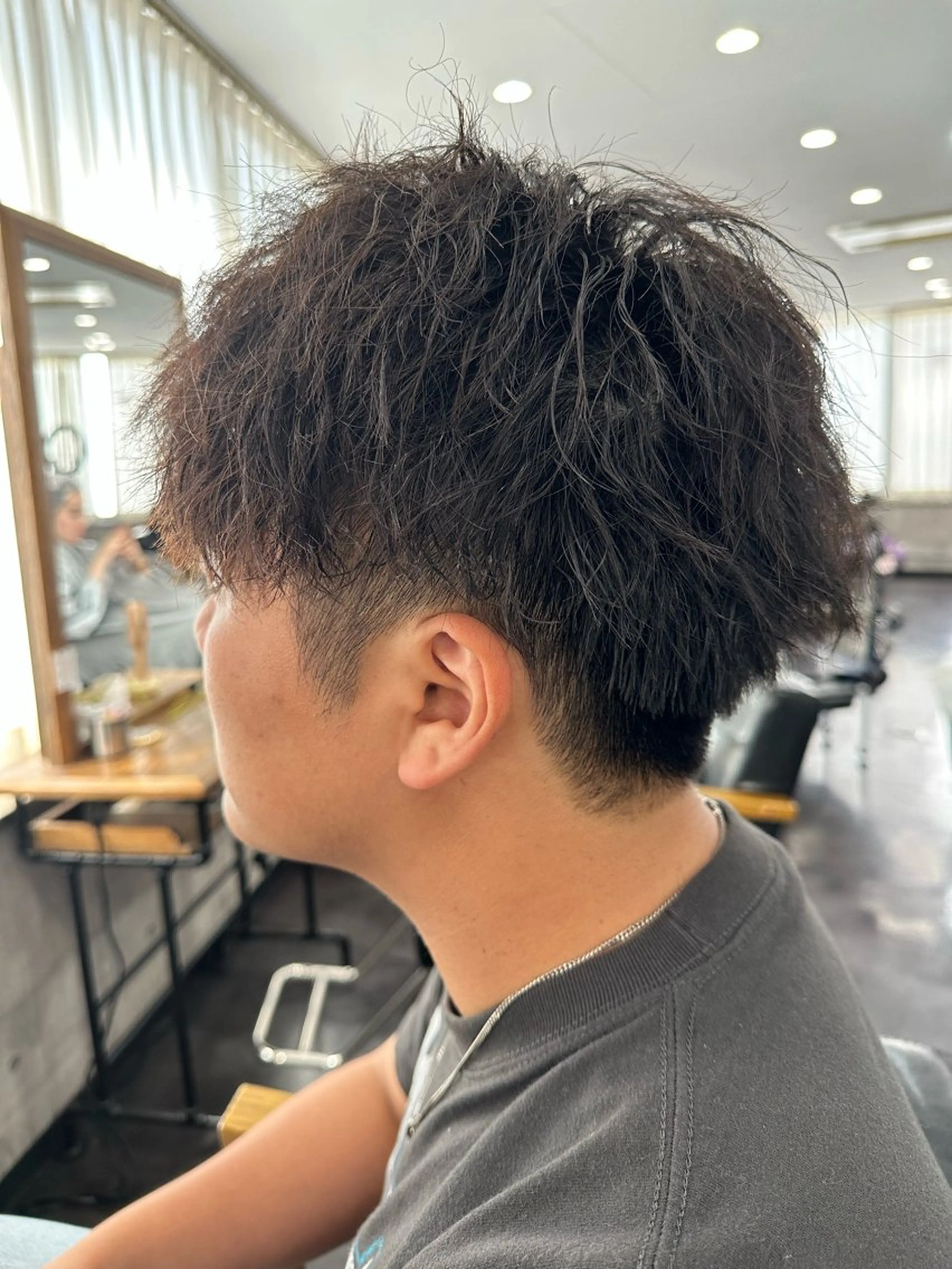 ショート パーマ メンズ カット パーマ メンズ指名率NO1✨ 小松唯歩のヘアスタイル