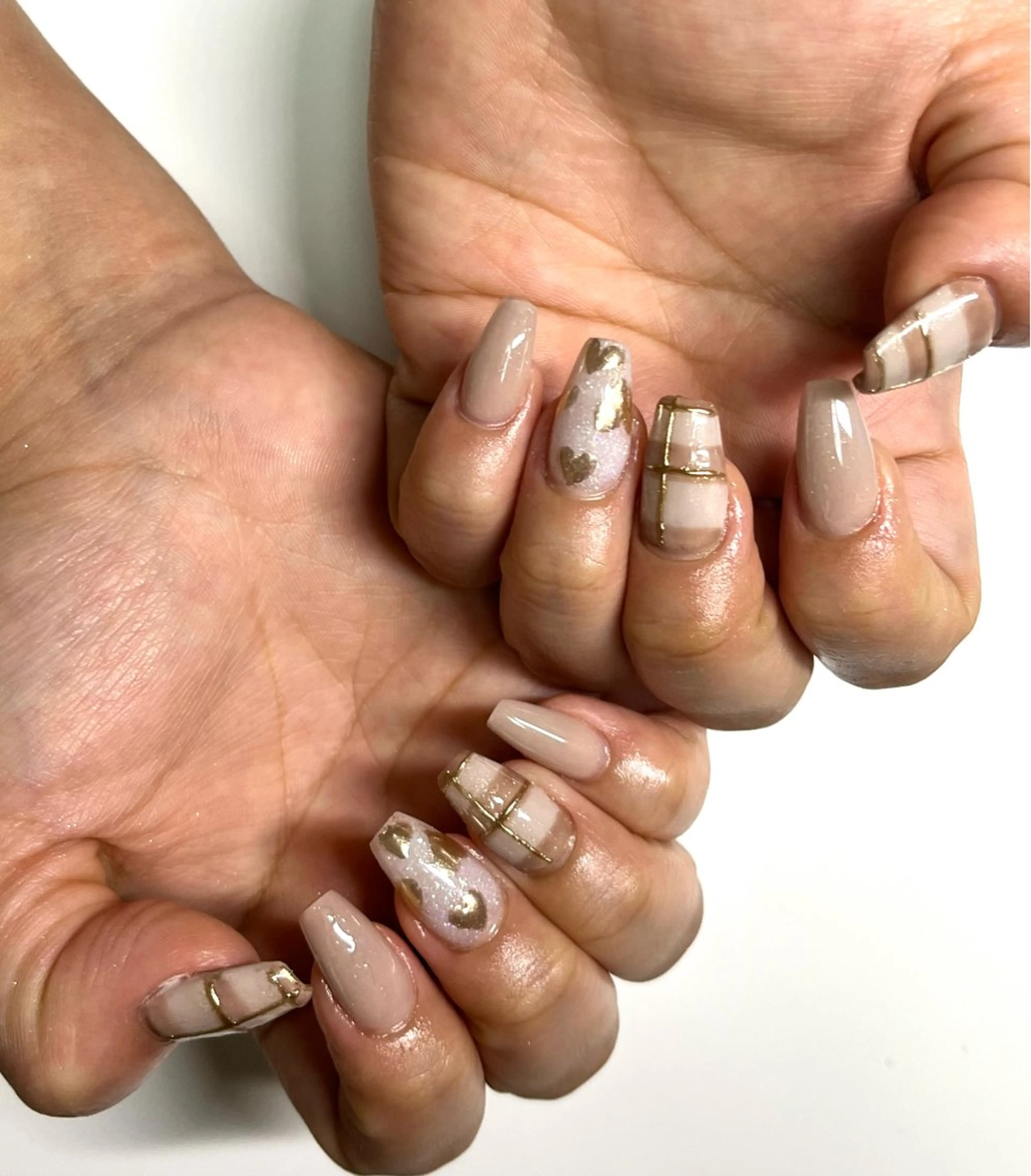 ネイル 長さ出し スカルプネイル plaisir プレジールネイルのネイルデザイン