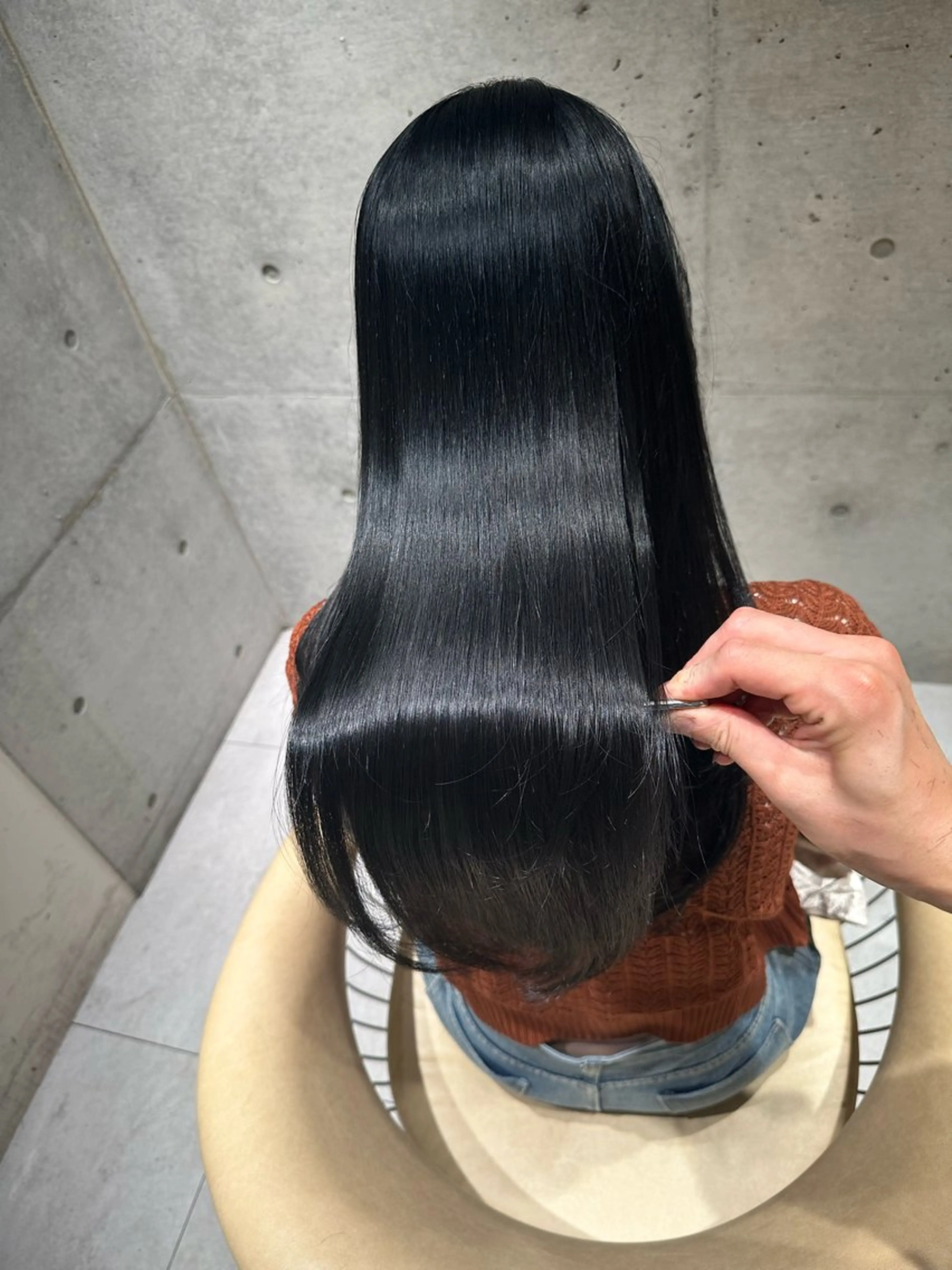 ロング カラー トリートメント 《髪質改善✖️オリー ブ🧸》小嶋拓也のヘアスタイル