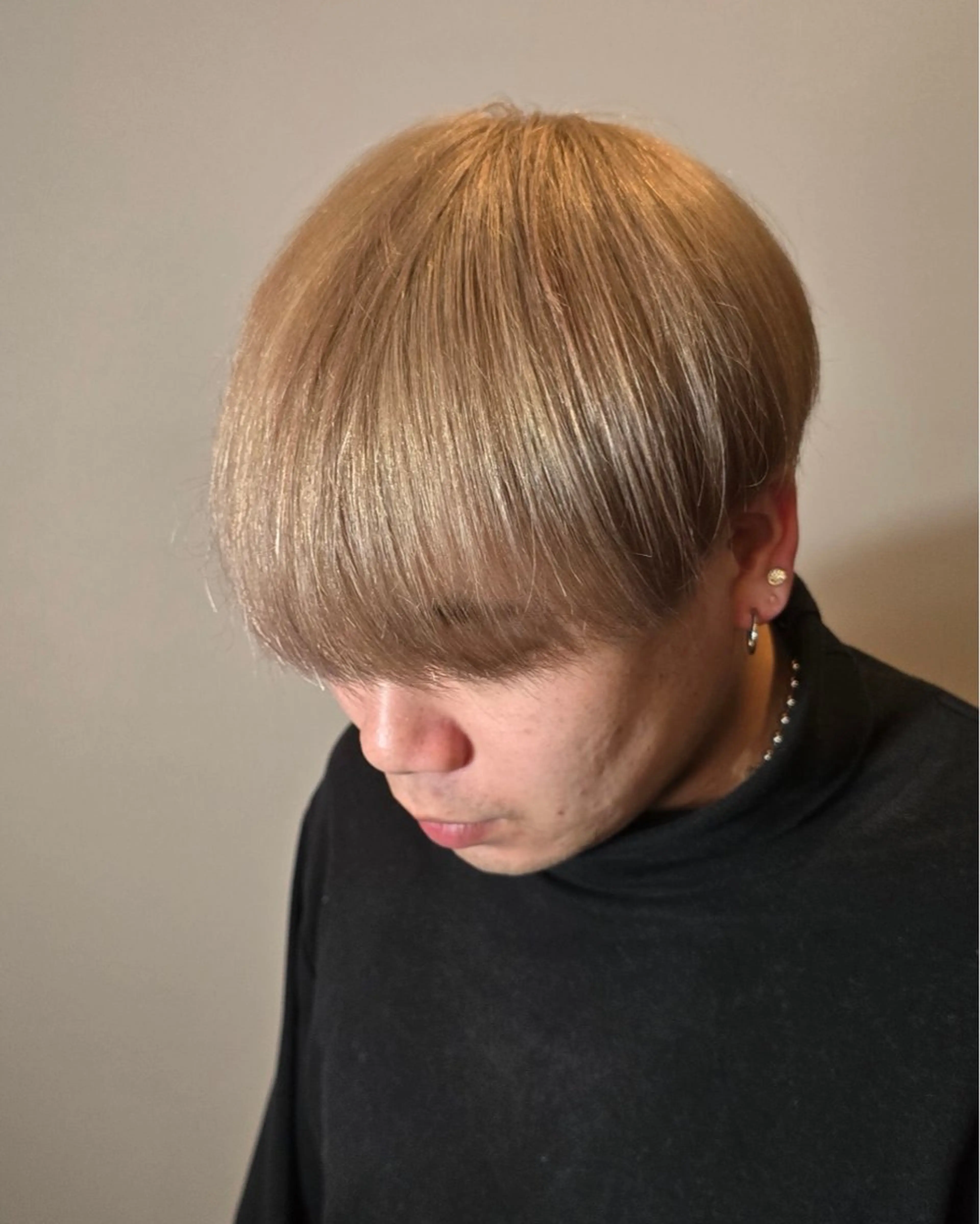 カラー メンズ メンズブリーチ 黒髪 ブリーチ カット ヘアカラー MIRIM栄所属・透明感カラー/艶髪/ エクステ/HIROのヘアスタイル