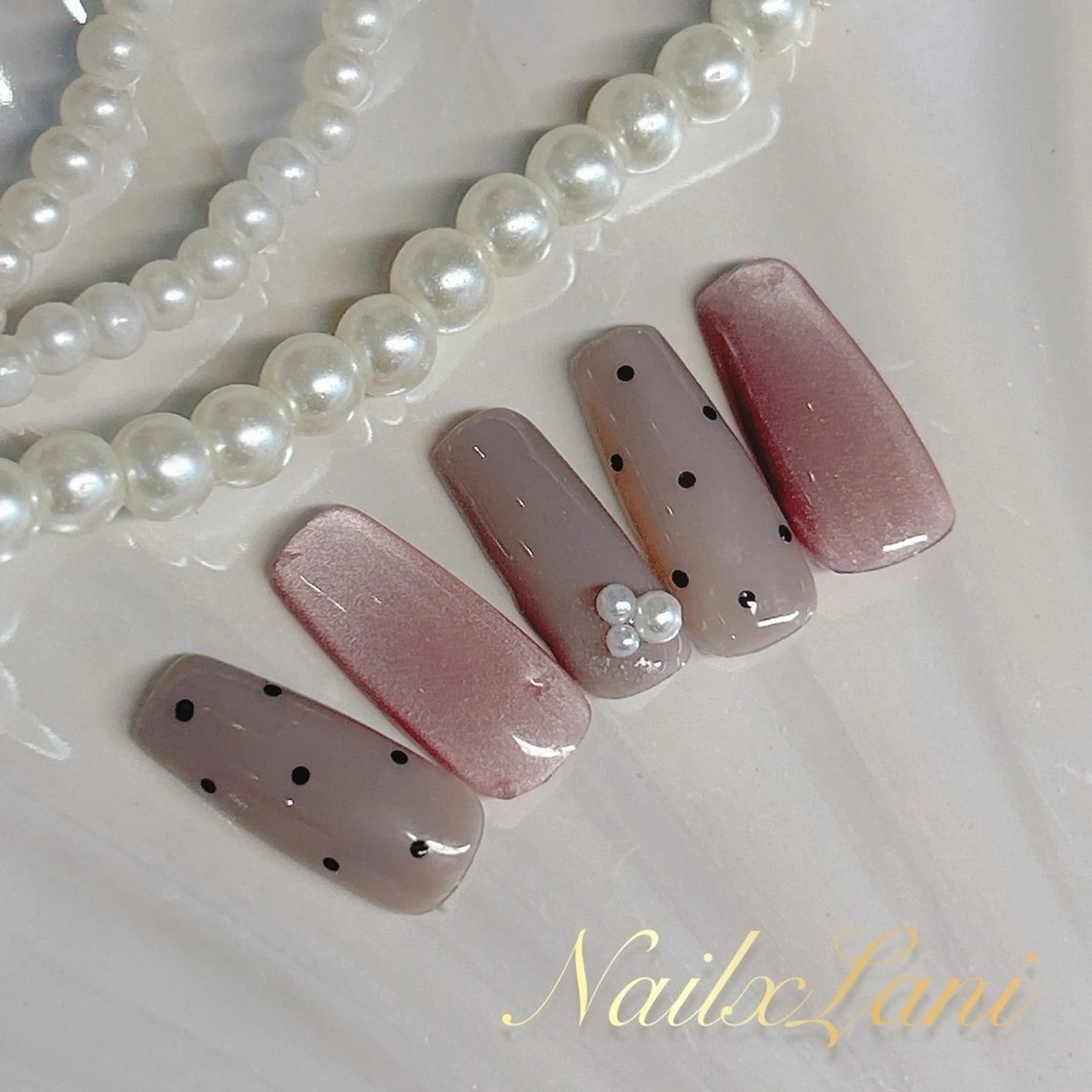ネイル フットネイル ジェルネイル マグネットネイル パラジェル 練馬駅近ネイルラニ 不細工爪90分で美爪のネイルデザイン