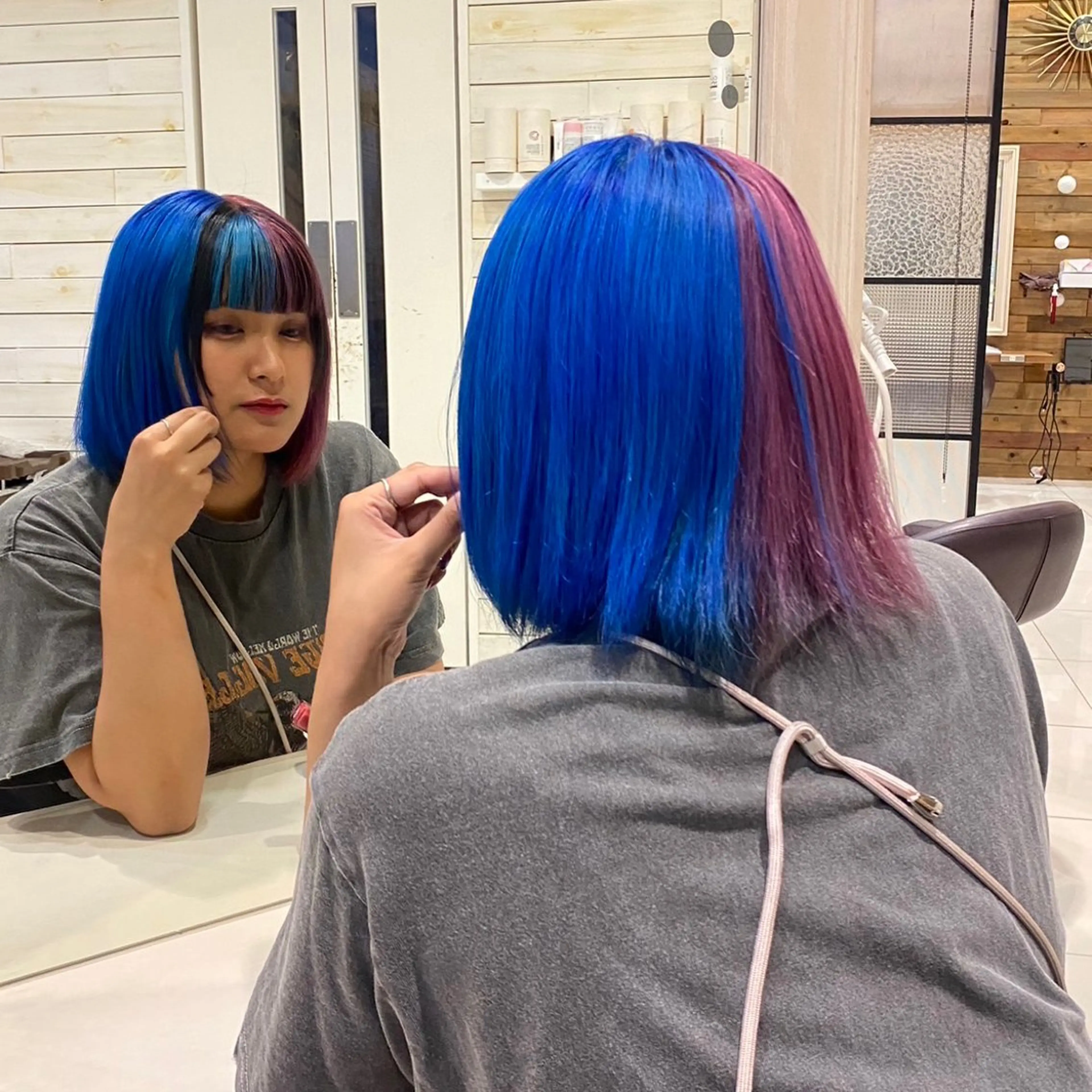 《ライブ前必須》推しに愛されカラー🩷🩵の写真