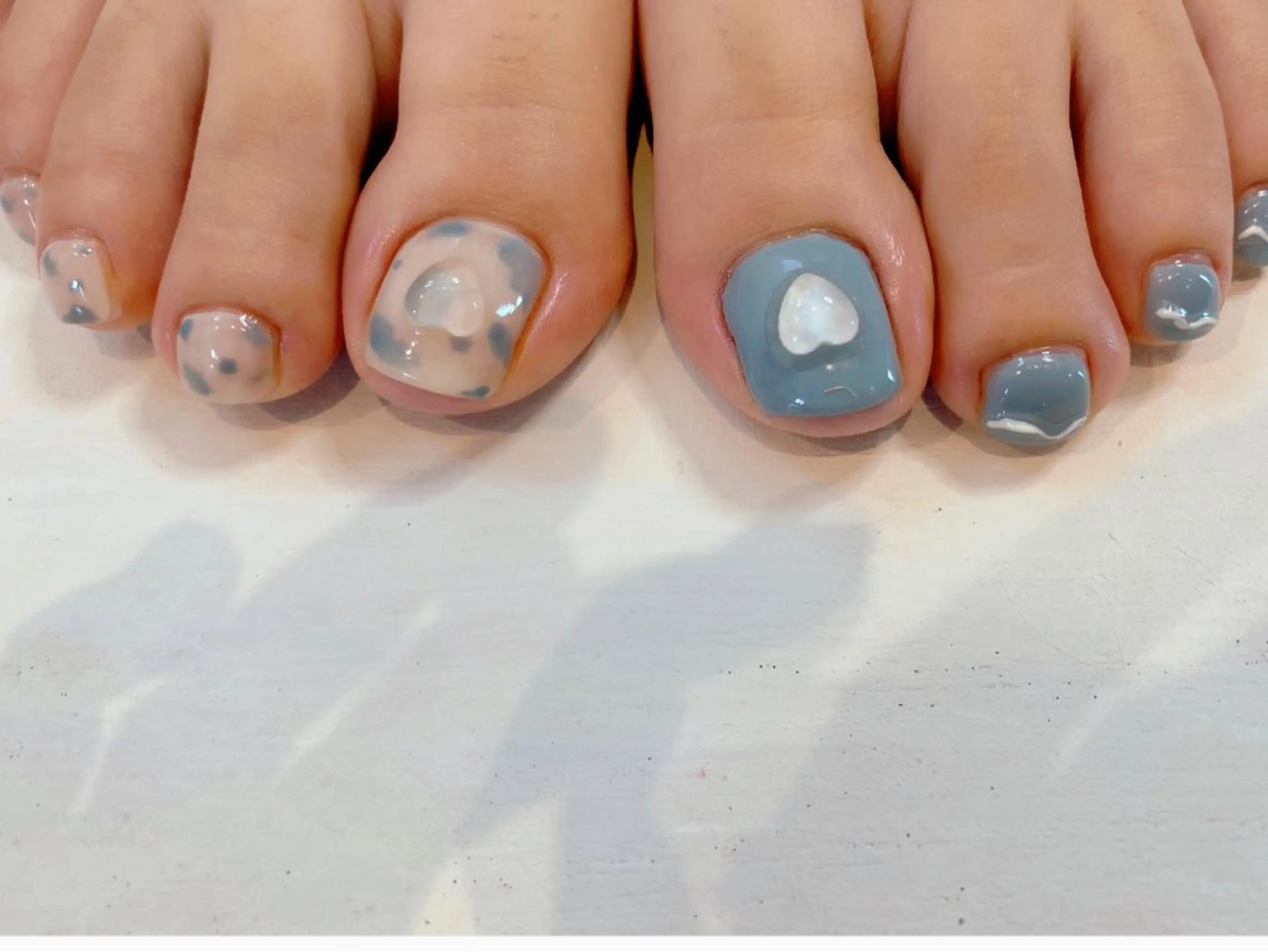 ネイル フットネイル plunail mikiのネイルデザイン