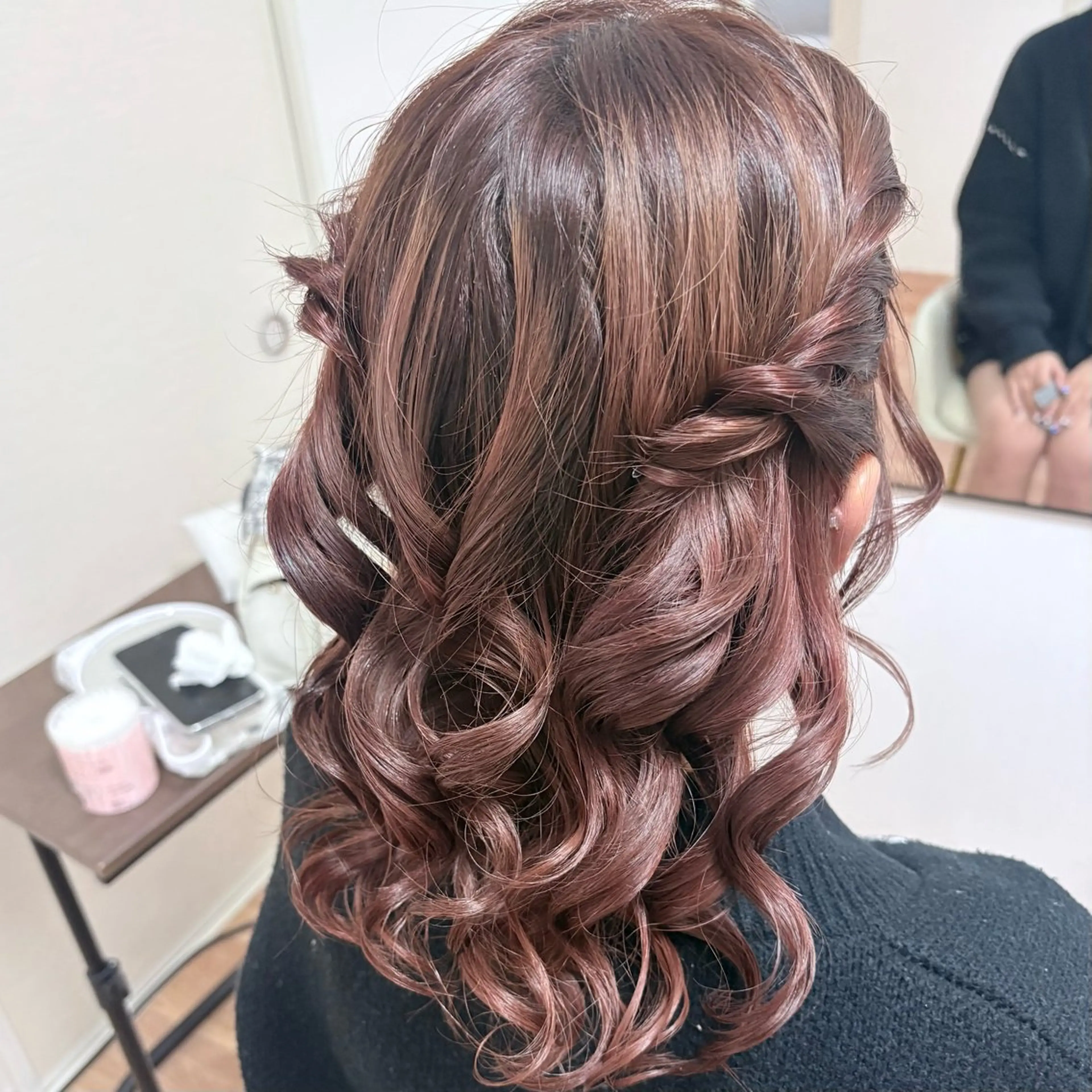 ヘアアレンジ デート ヘアセット/ネイル/ メラニンケア/えりかのネイルデザイン