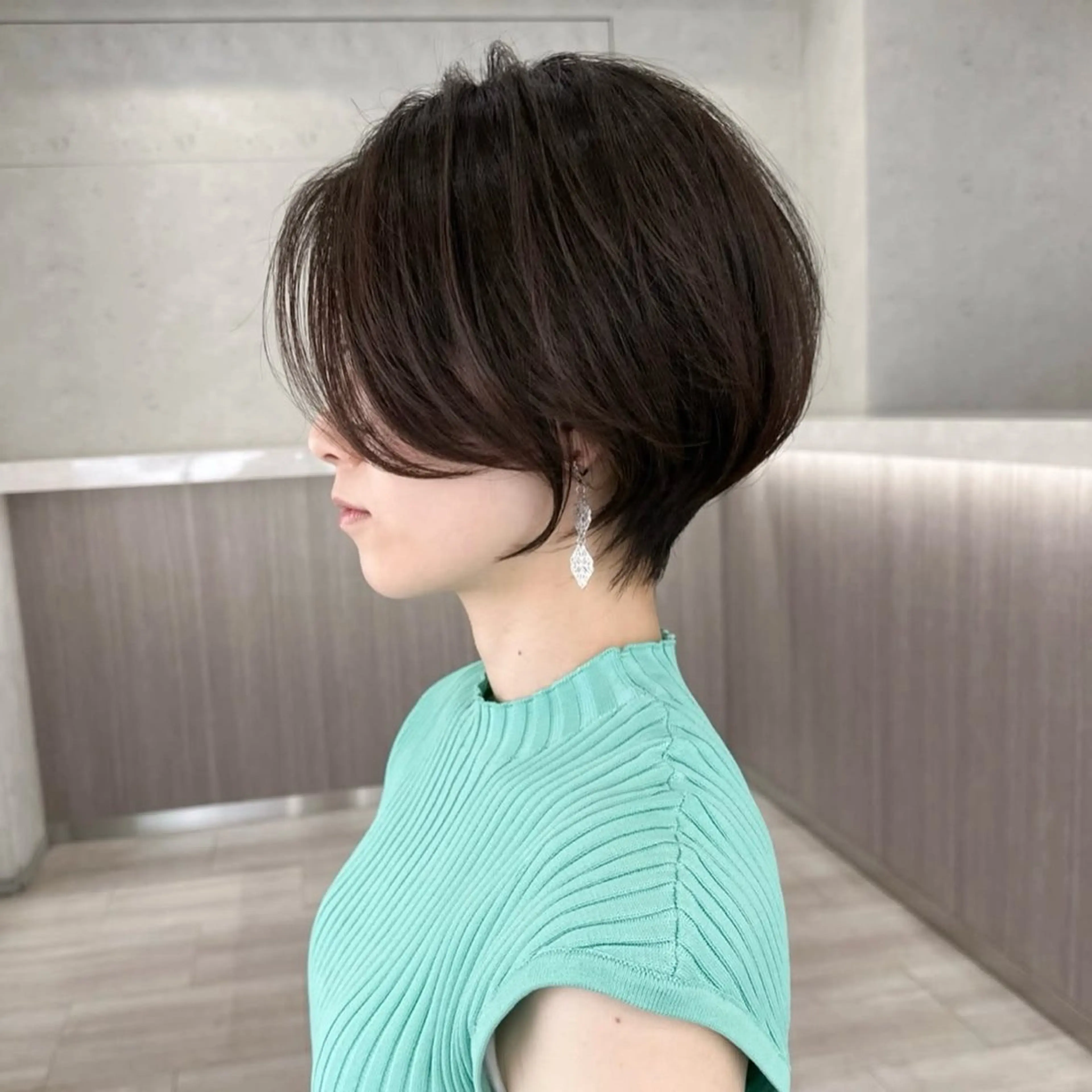 ショート 艶カラー/ヘアセット 着付け　ふうか　渋谷のヘアスタイル