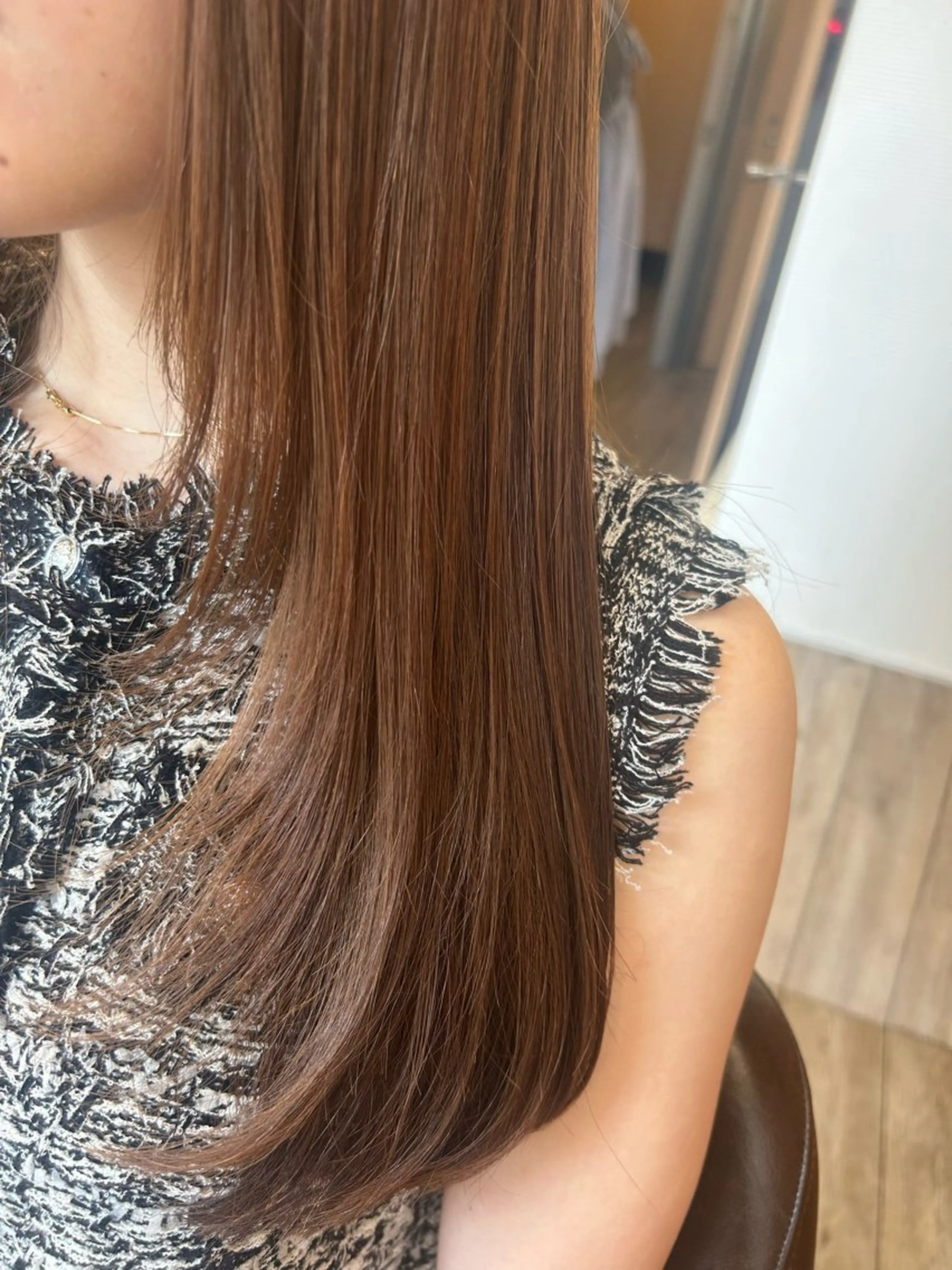 セミロング レイヤーカット ヘアカラー トリートメント RYUCK所属・艶カラー /Chitose🎀のヘアスタイル