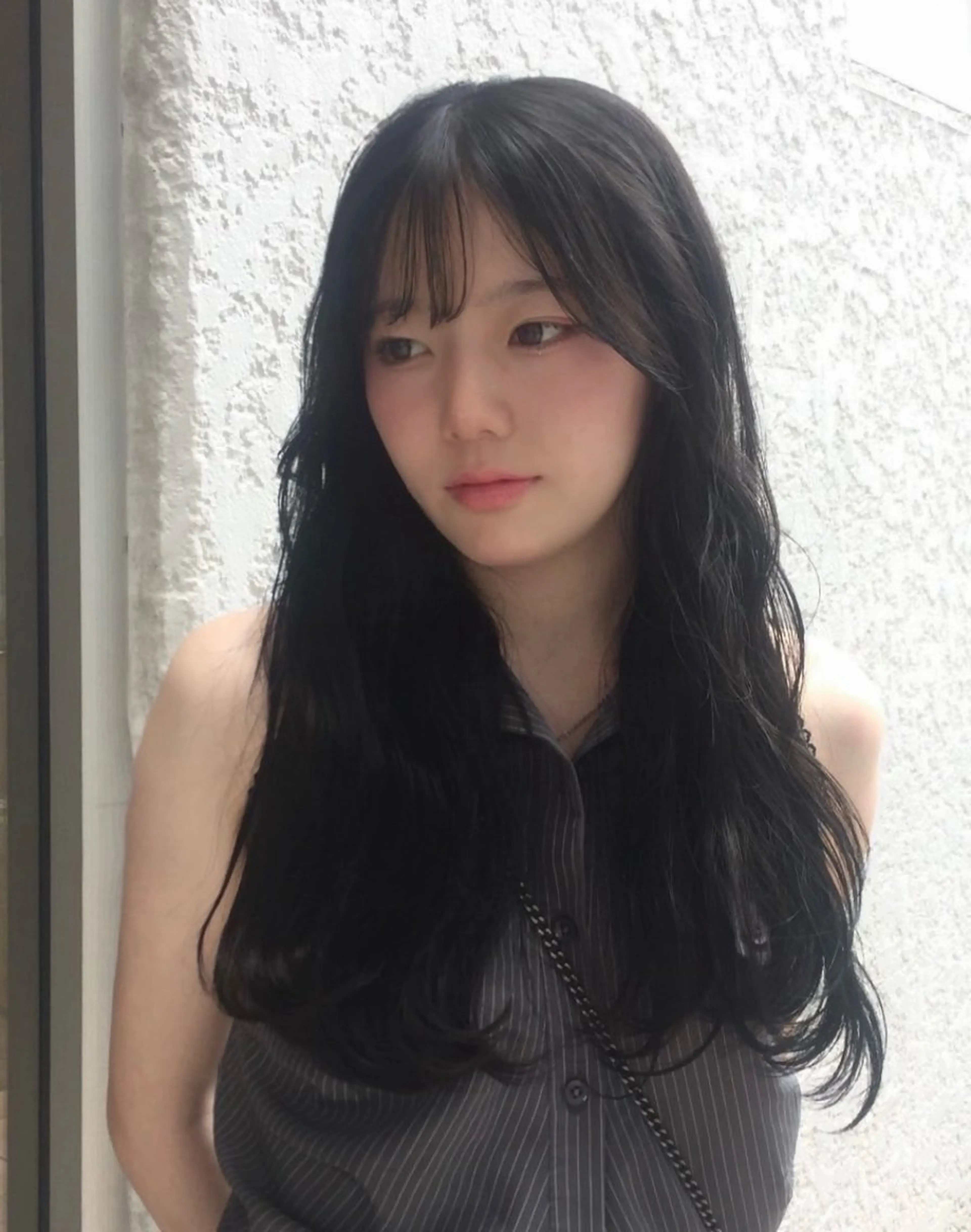 ロング 小長谷 夕菜のヘアスタイル