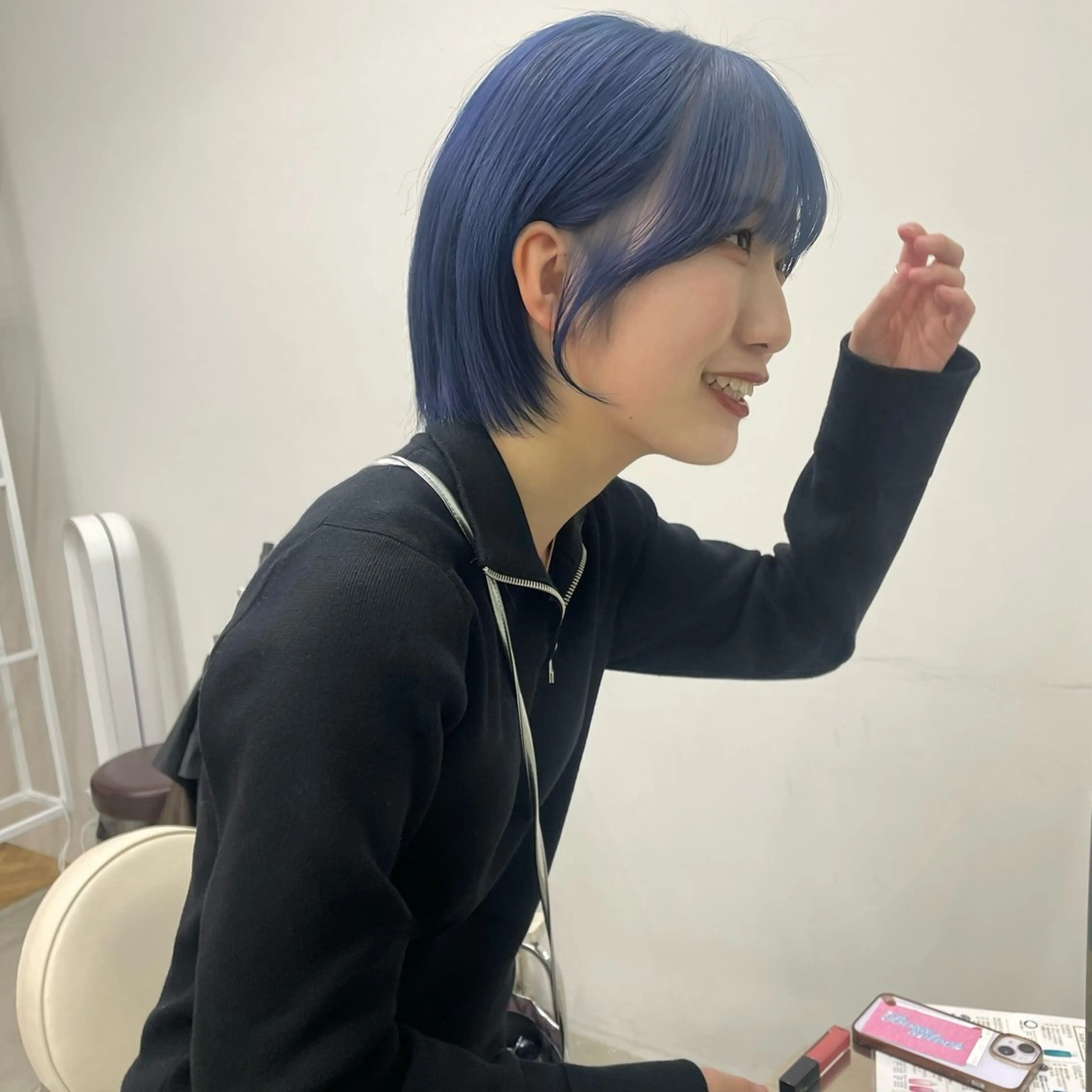 ミディアム ボブカットモデル/パ ーマ/harunaのヘアスタイル